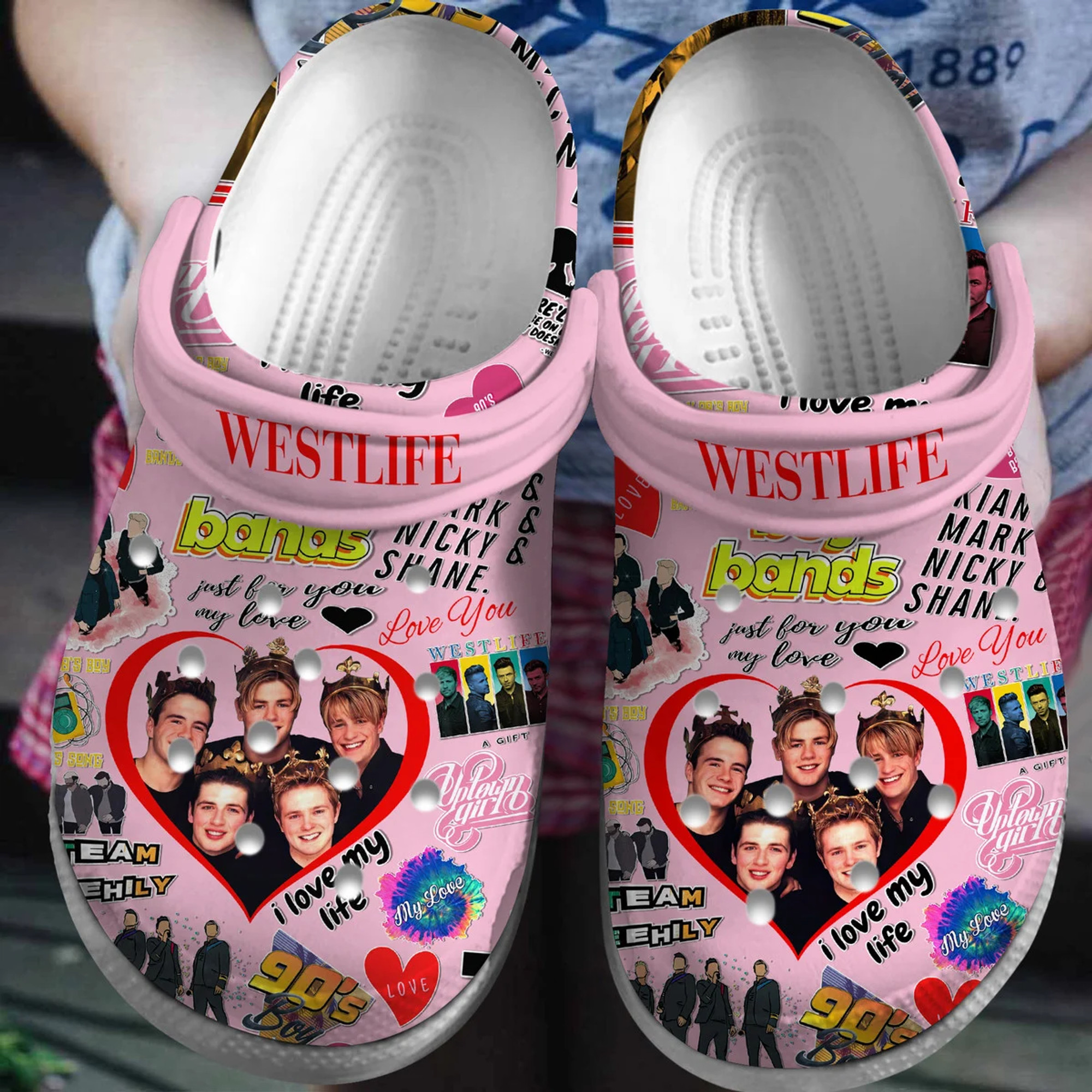 Westlife Band Crocs Crocband Clogs Shoes