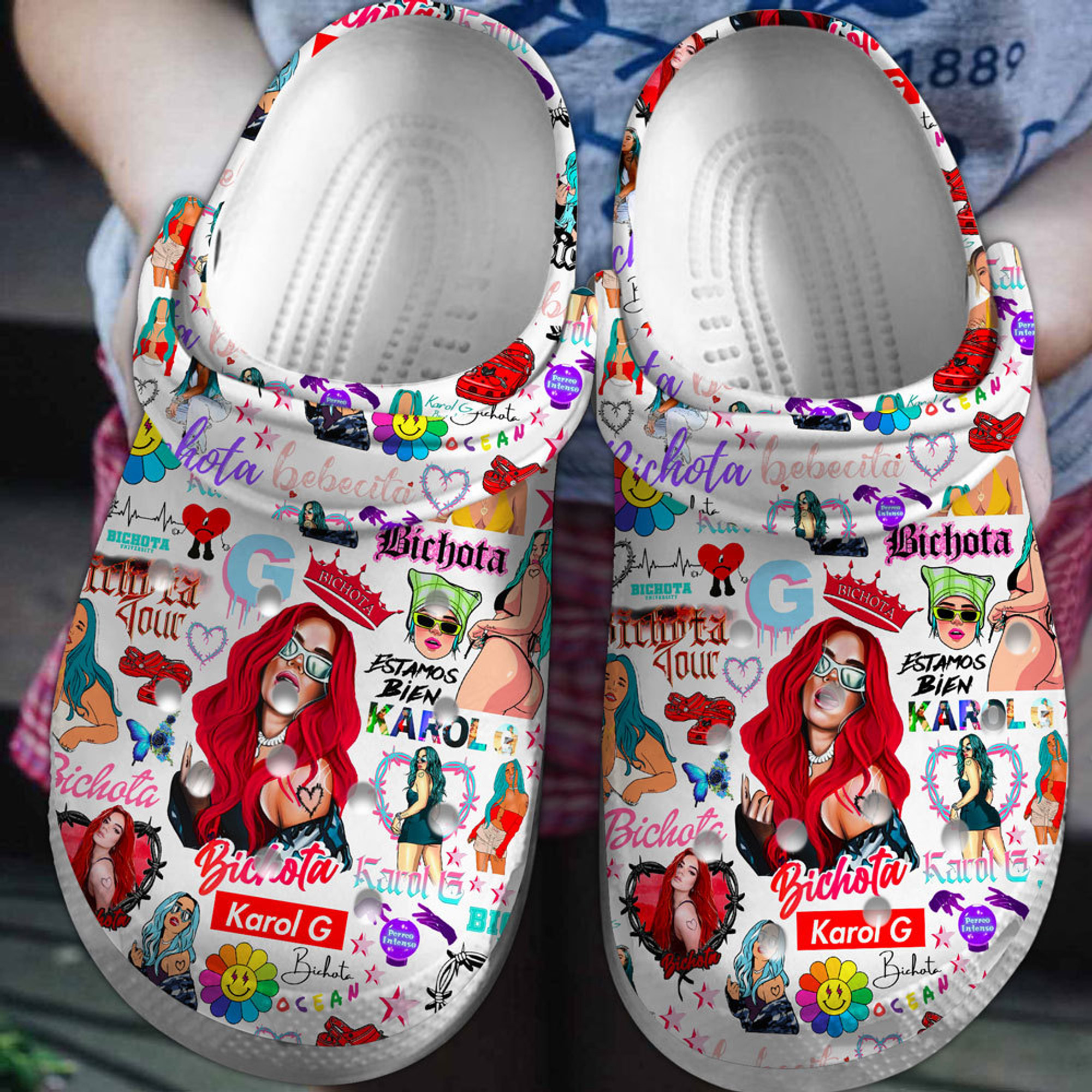 Karol G Singer Crocs Crocband Clogs Shoes