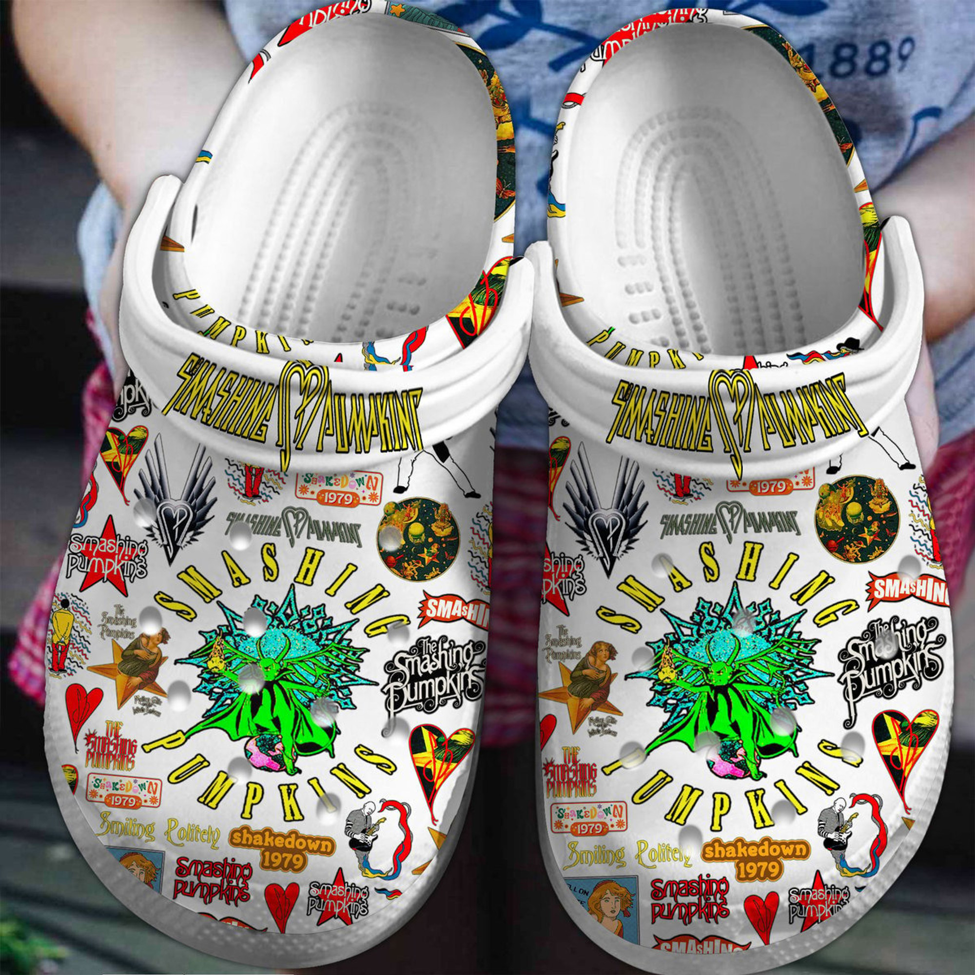 The Smashing Pumpkins Band Crocs Crocband Clogs Shoes For Men Women And Kids
