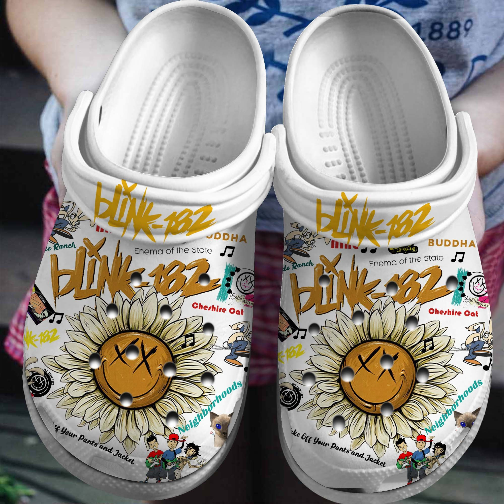 Blink-182 Band Crocs Crocband Clogs Shoes Comfortable For Men Women