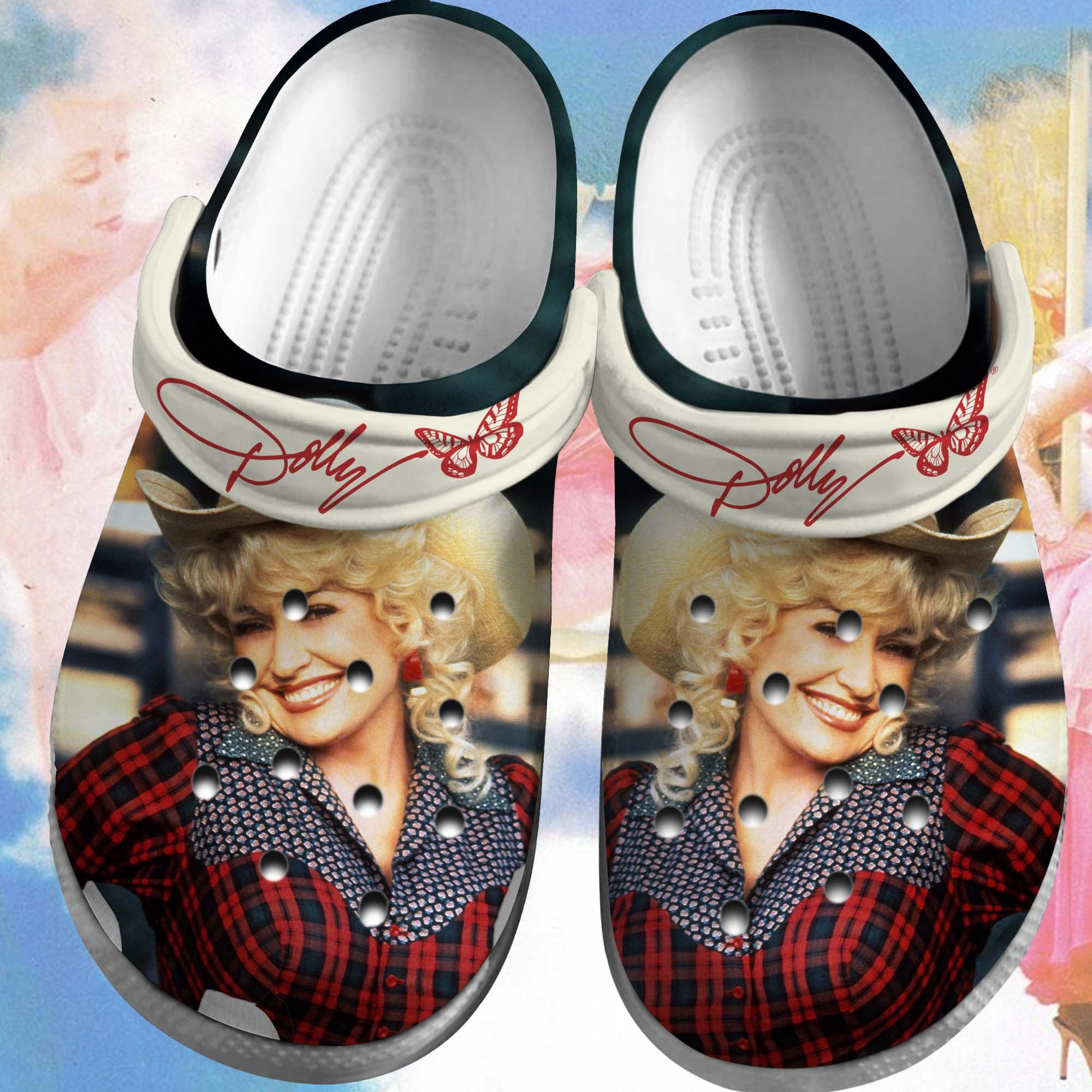 Dolly Parton Crocs Crocband Clogs Shoes Comfortable For Men Women