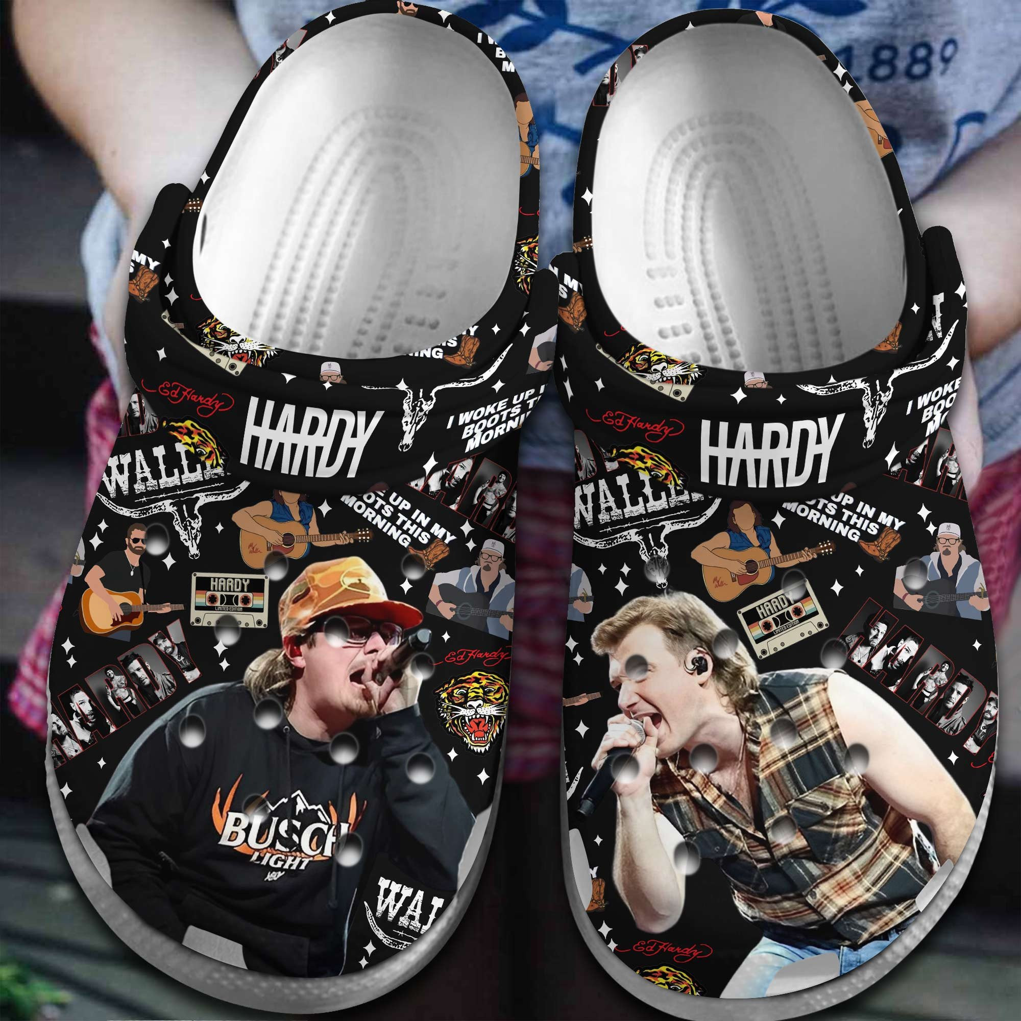 Hardy Singer Crocs Crocband Clogs Shoes Comfortable For Men Women