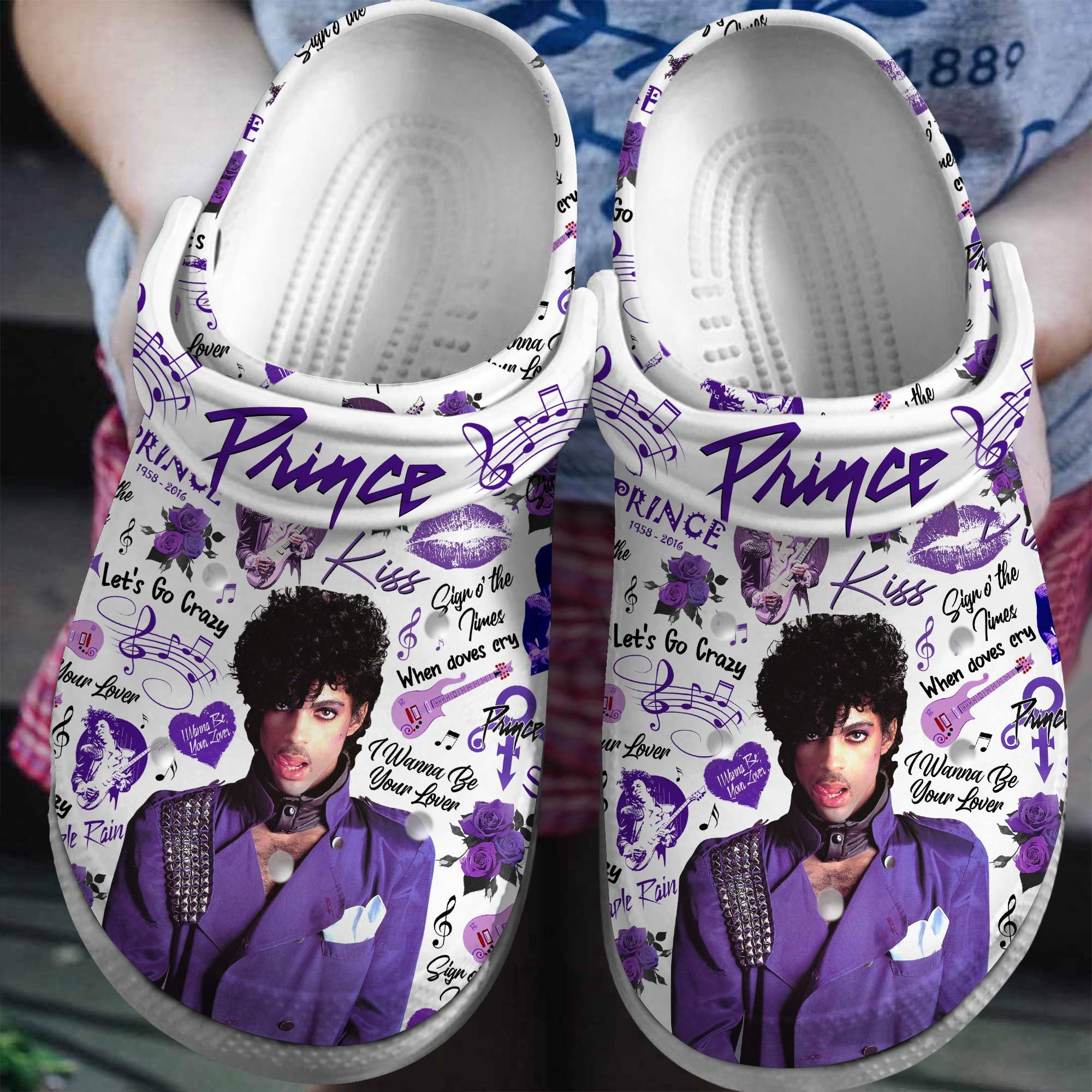 Prince Singer Crocs Crocband Clogs Shoes Comfortable For Men Women