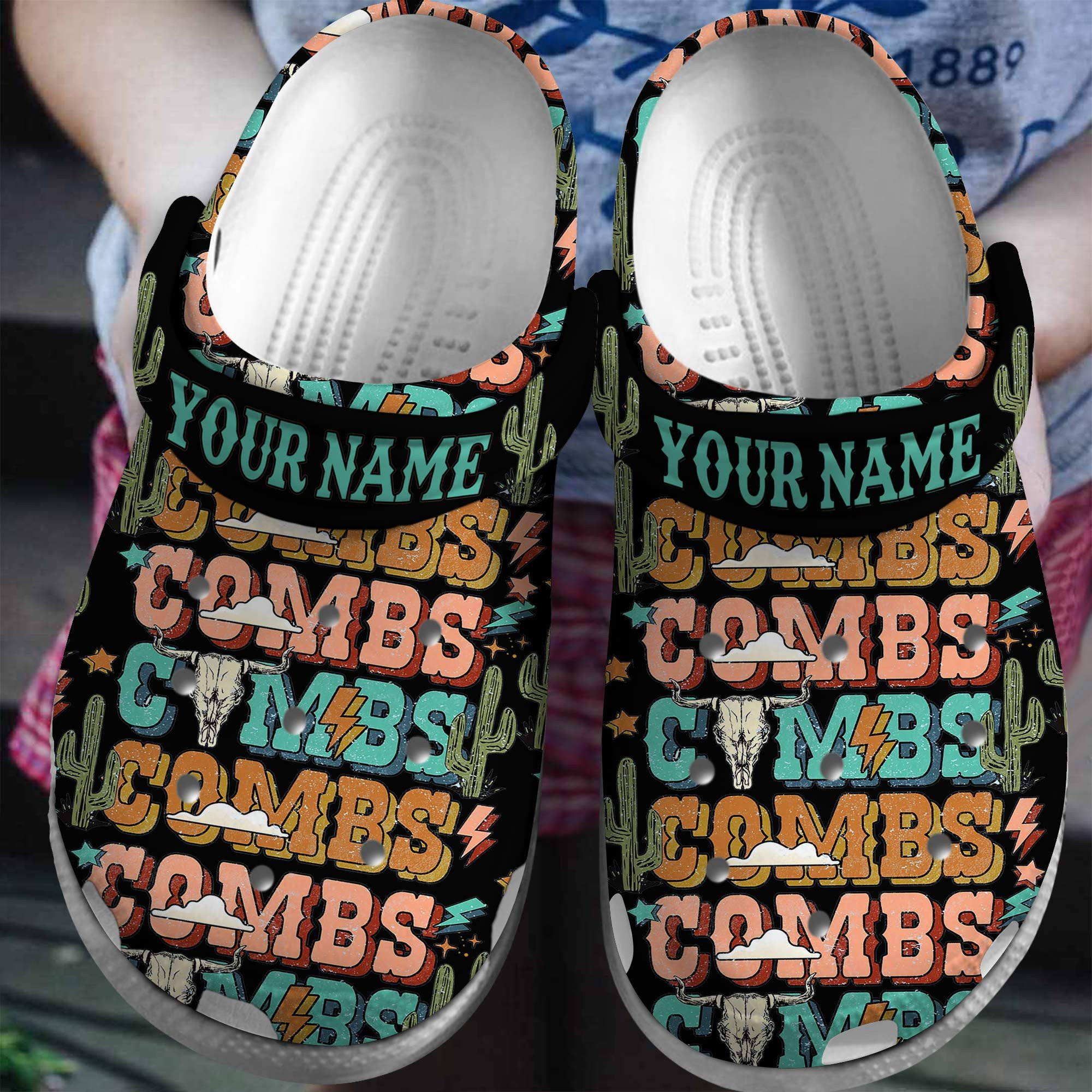Luke Combs Singer Music Crocs Crocband Clogs Shoes