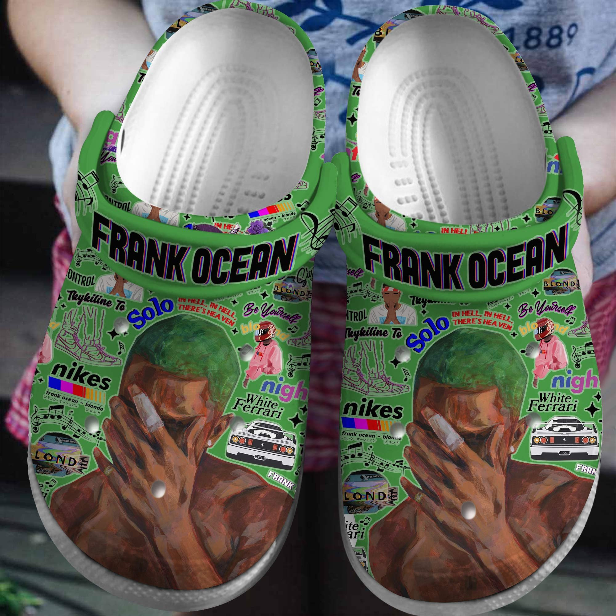Frank Ocean Singer Gift Crocs Crocband Clogs Shoes