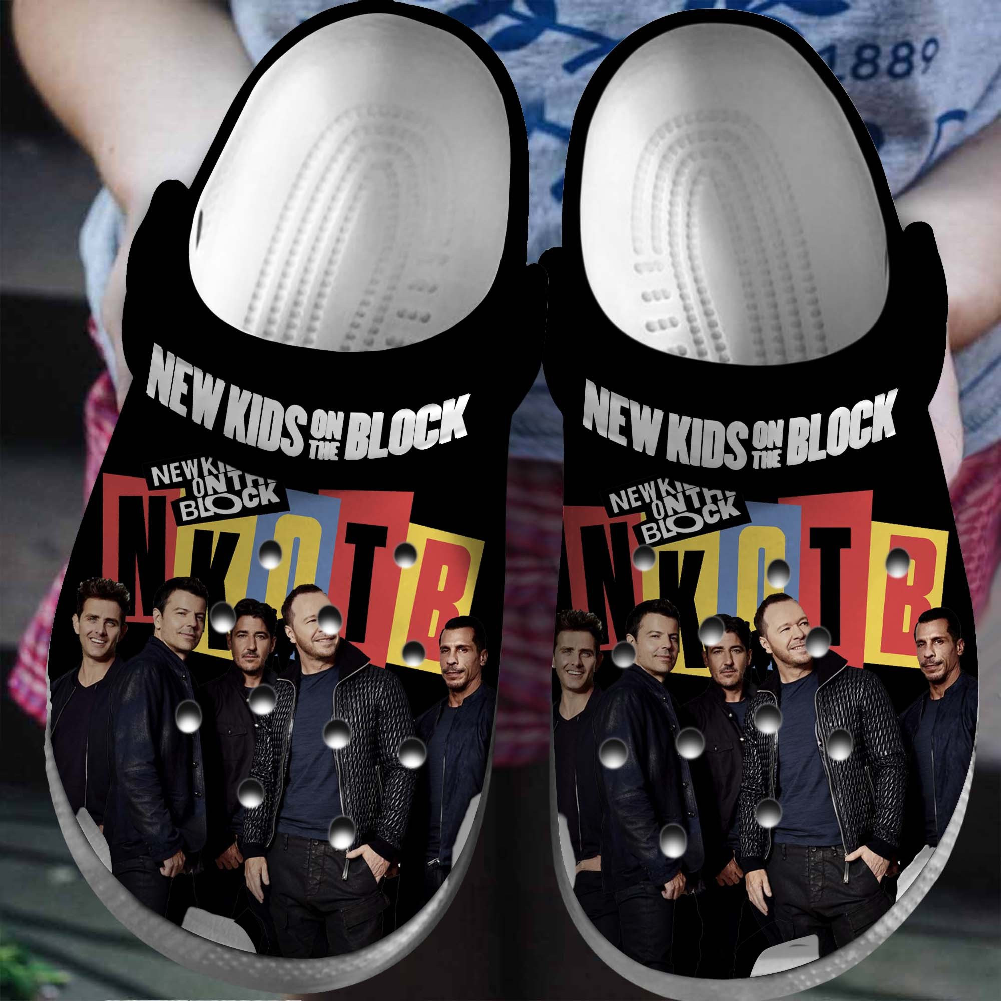 New Kids On The Block Gift Crocs Crocband Clogs Shoes