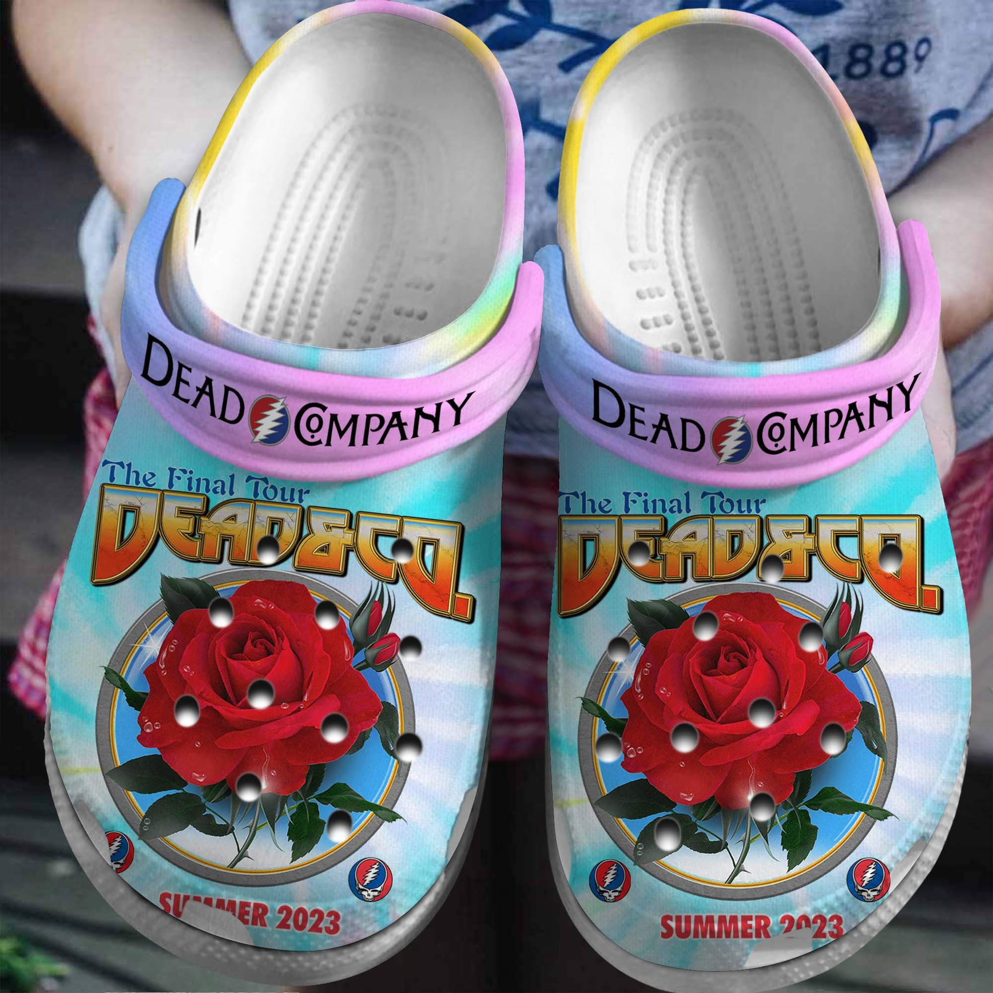 Dead And Company Band Gift Crocs Crocband Clogs Shoes