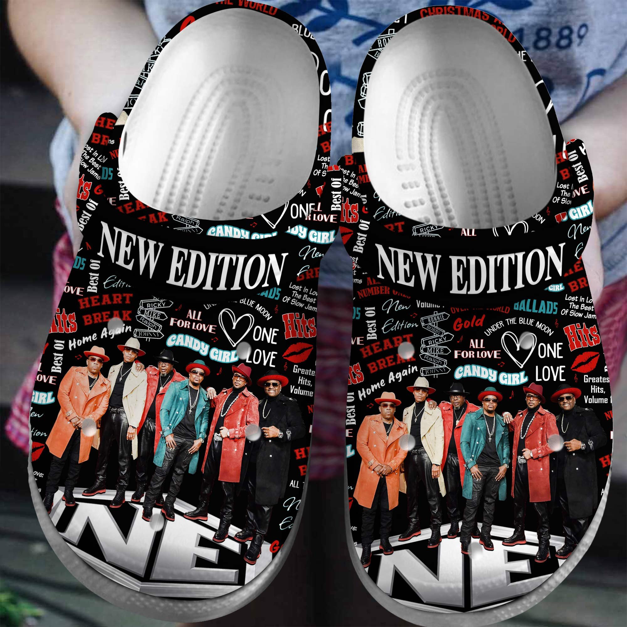 New Edition Band Gift Crocs Crocband Clogs Shoes