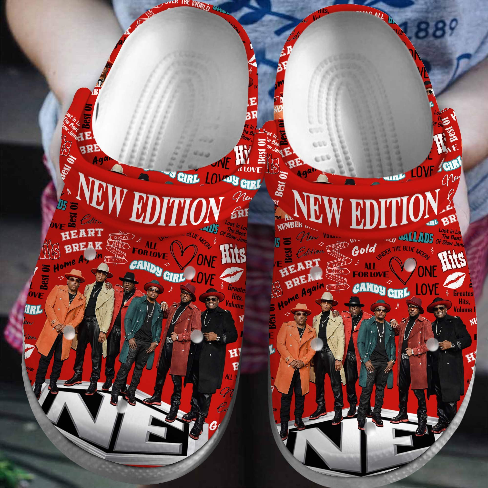 New Edition Band Gift Crocs Crocband Clogs Shoes