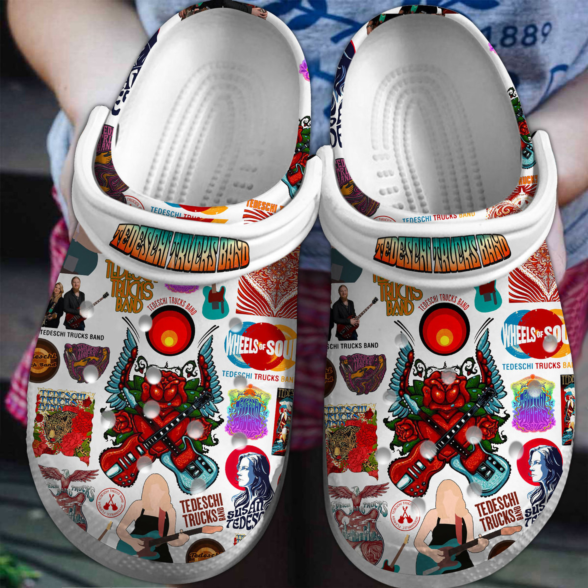 Tedeschi Trucks Band Music Crocs Crocband Clogs Shoes