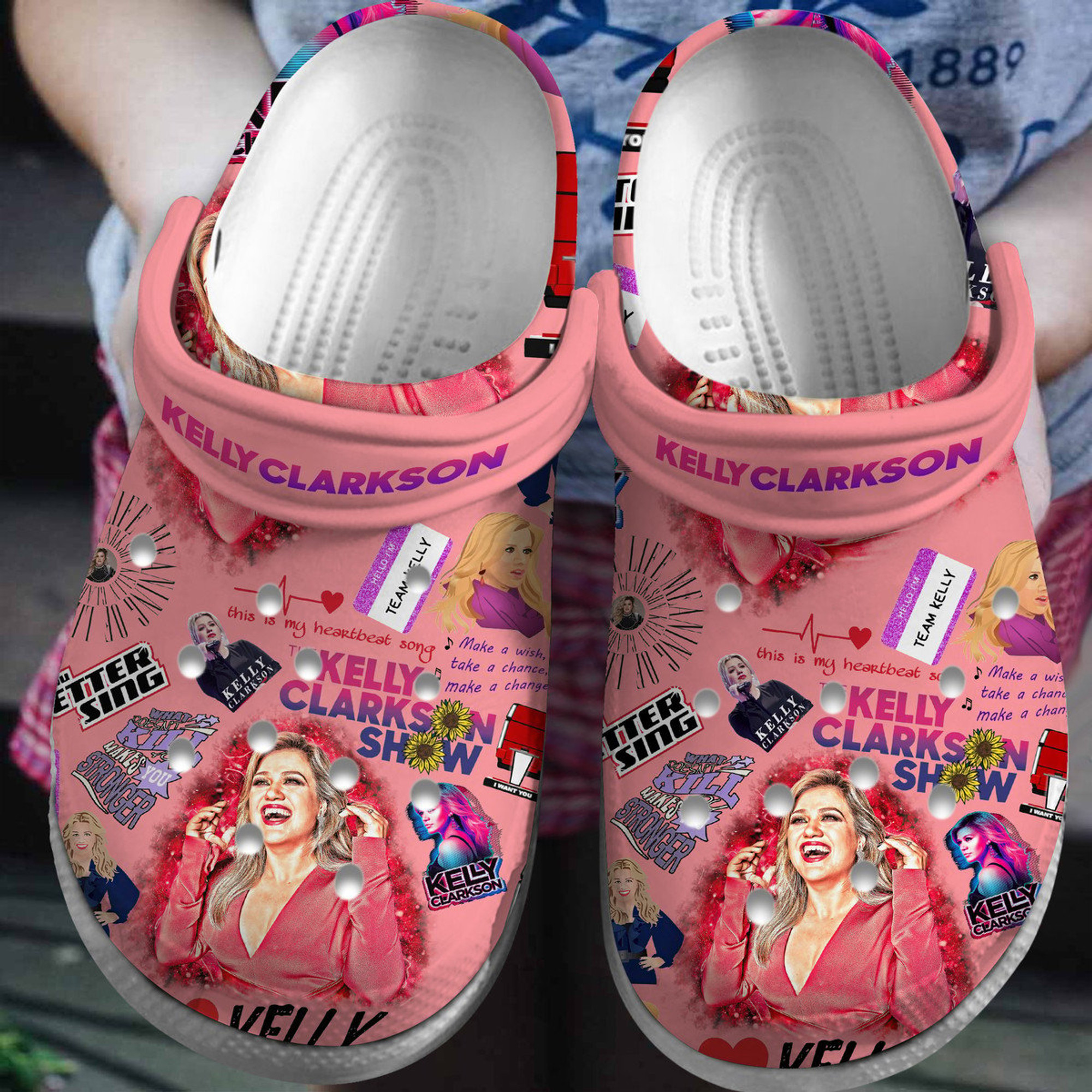 Kelly Clarkson Music Crocs Crocband Clogs Shoes