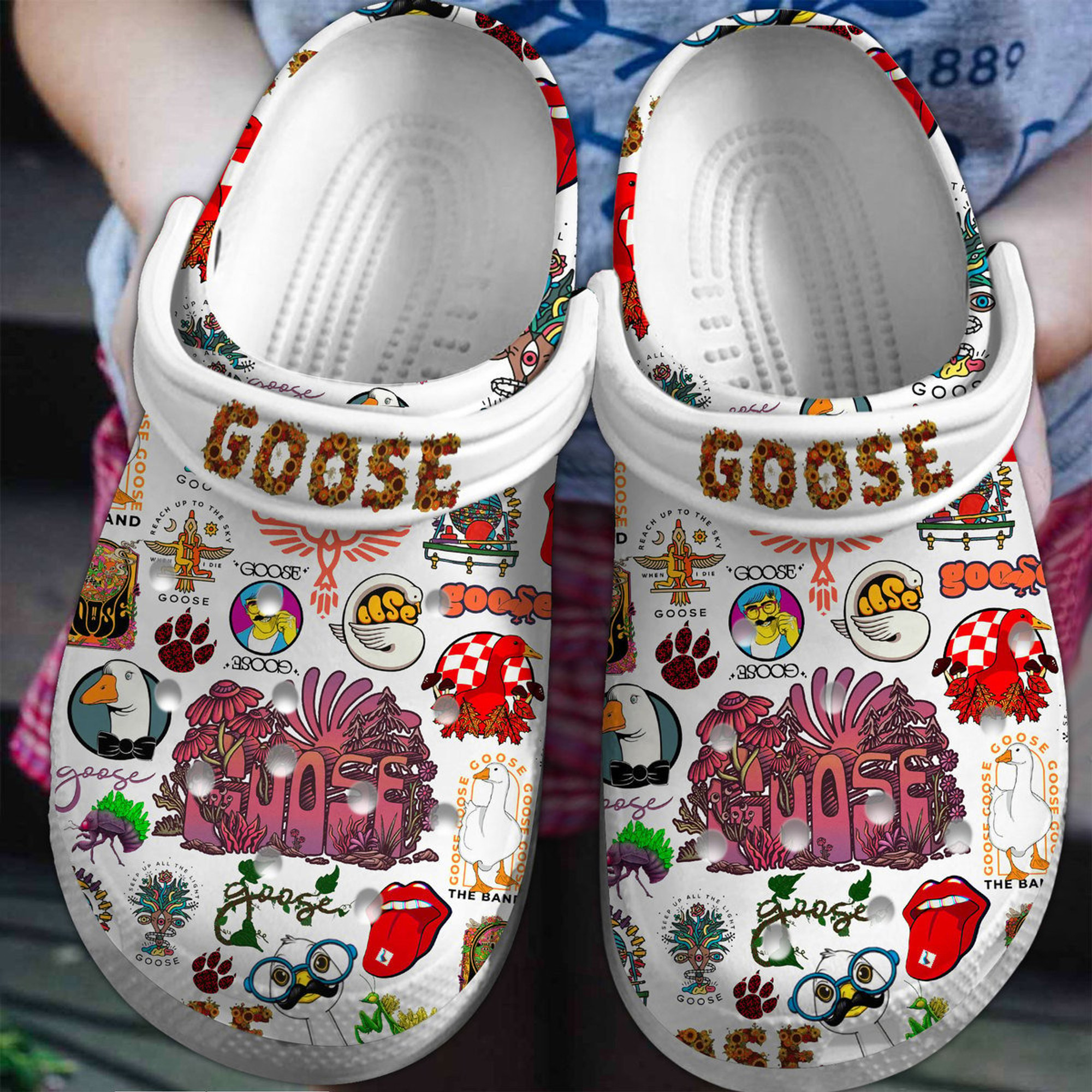 Goose Band Music Crocs Crocband Clogs Shoes