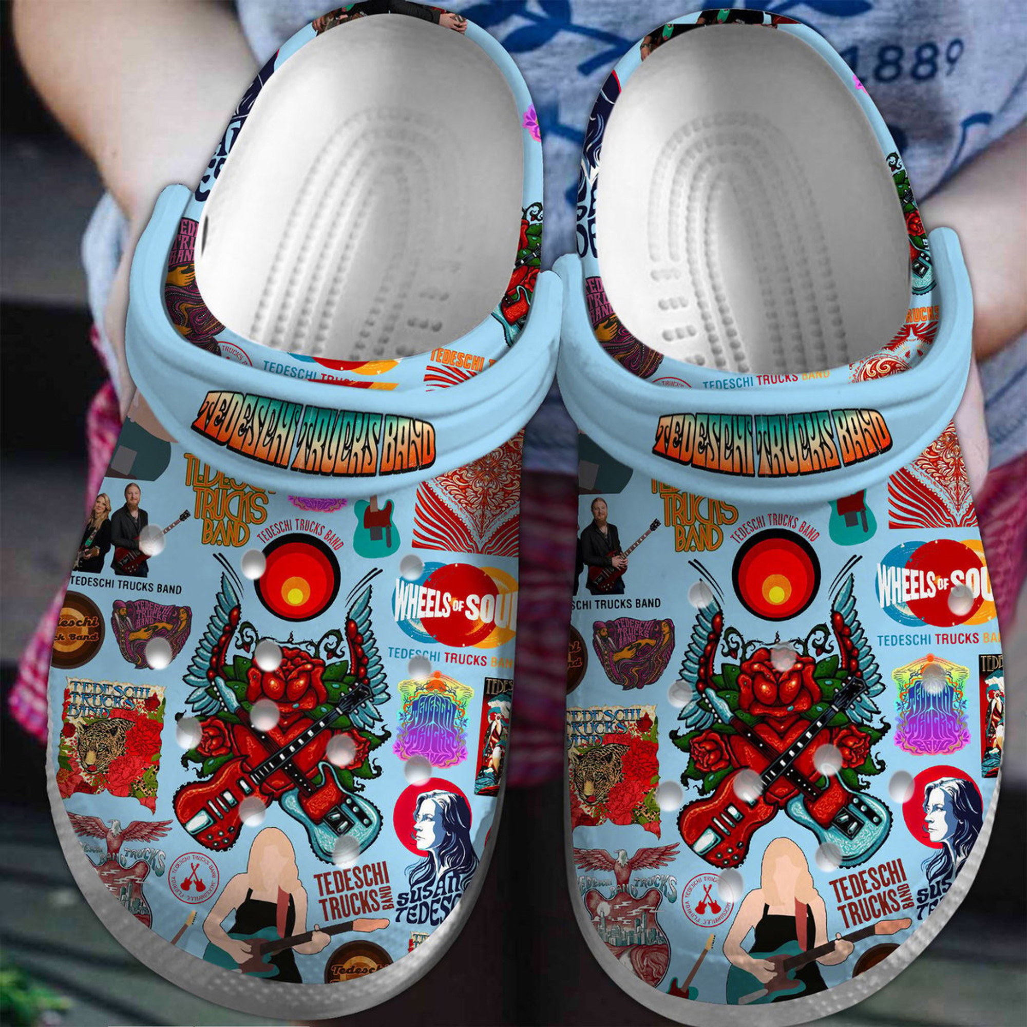 Tedeschi Trucks Band Music Crocs Crocband Clogs Shoes