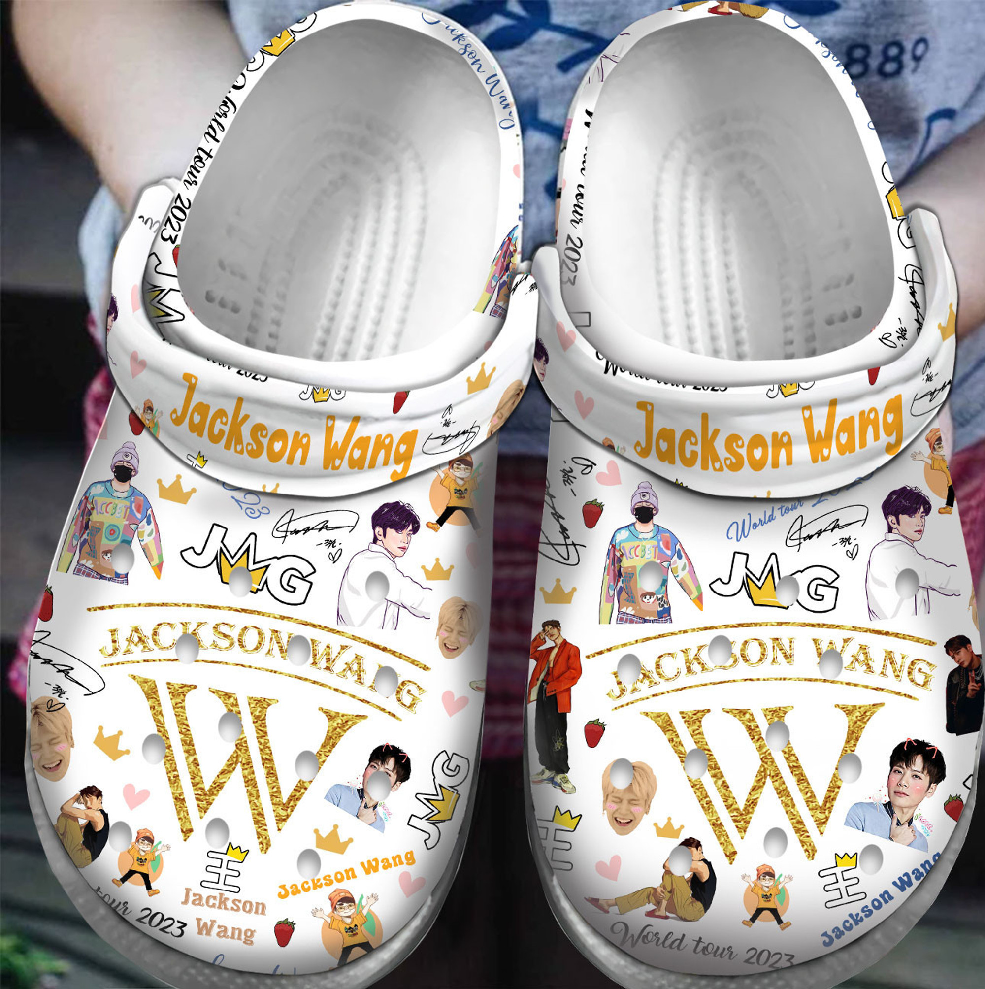 Jackson Wang Got7 Music Crocs Crocband Clogs Shoes For Men Women And Kids