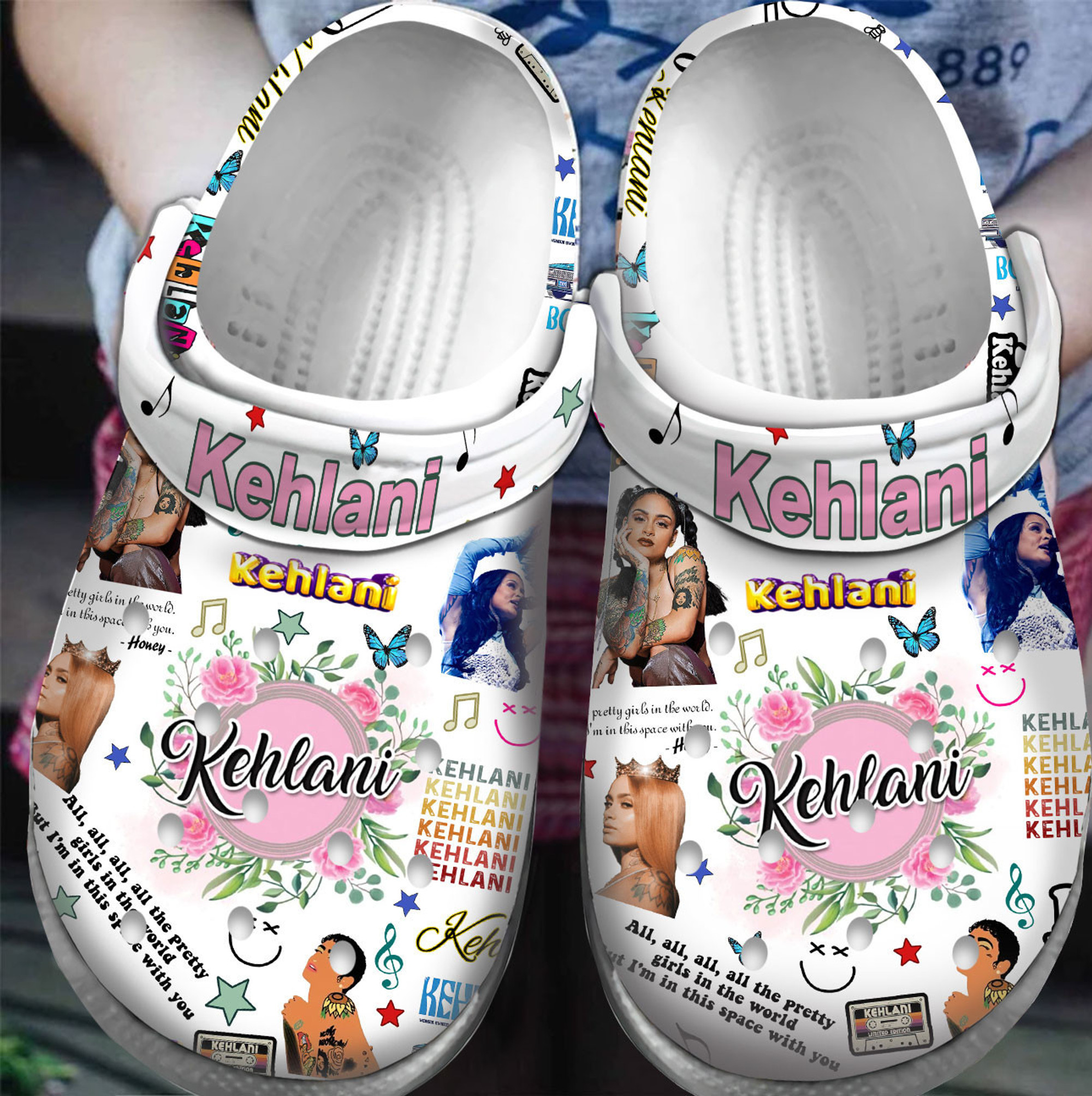 Kehlani Music Crocs Crocband Clogs Shoes For Men Women And Kids
