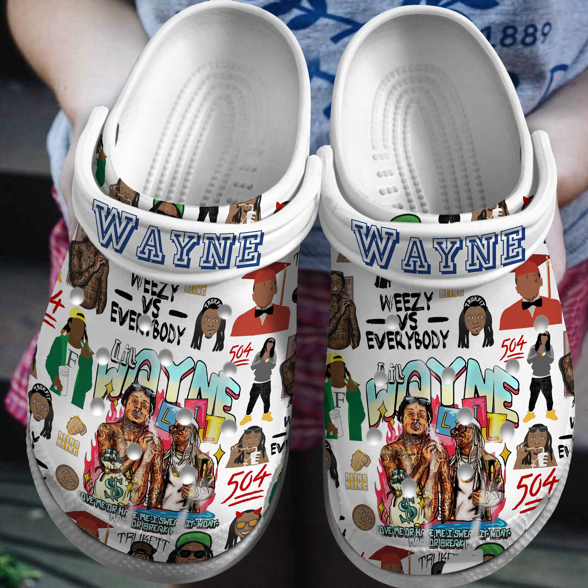 Lil Wayne Music Crocs Crocband Clogs Shoes