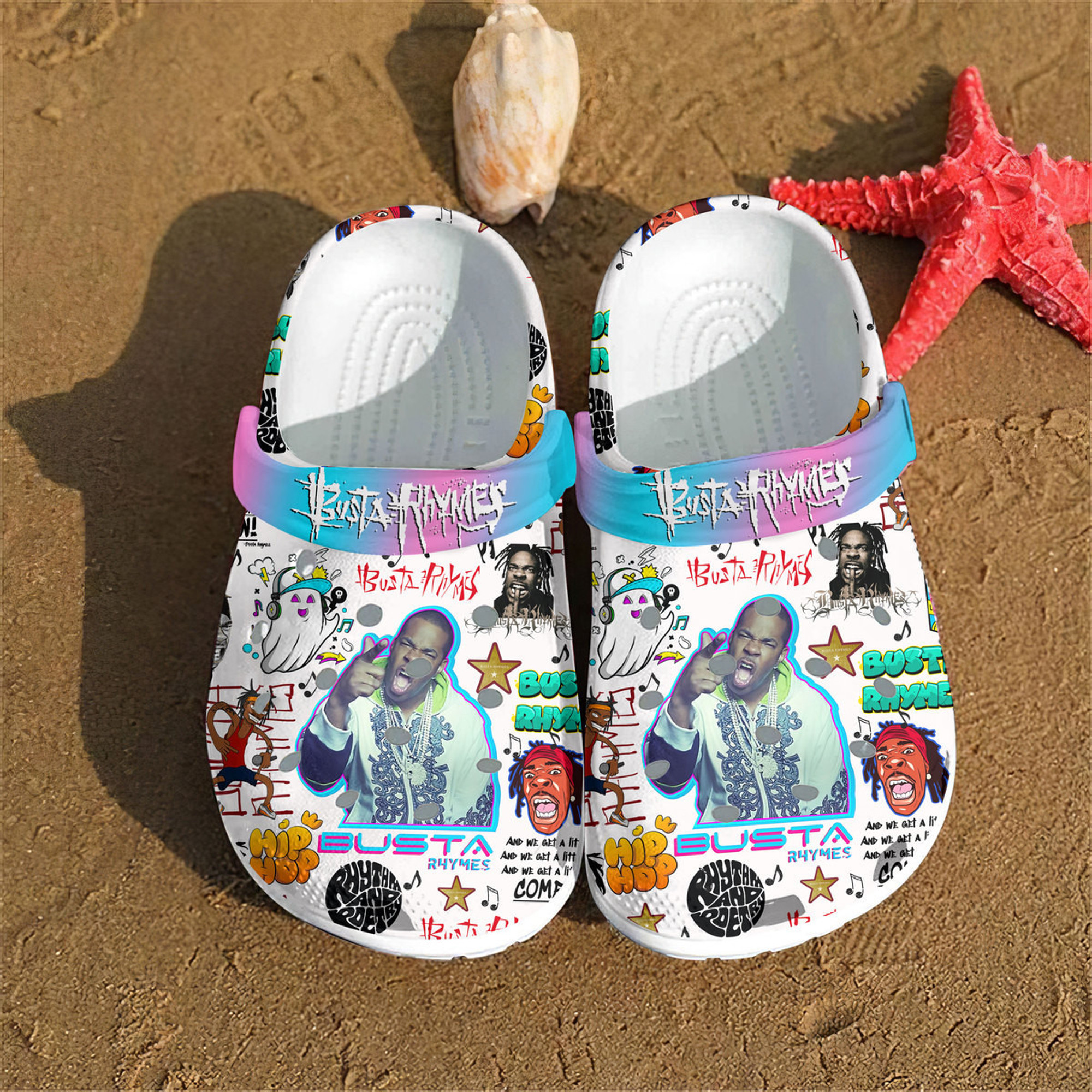 Busta Rhymes Music Crocs Crocband Clogs Shoes