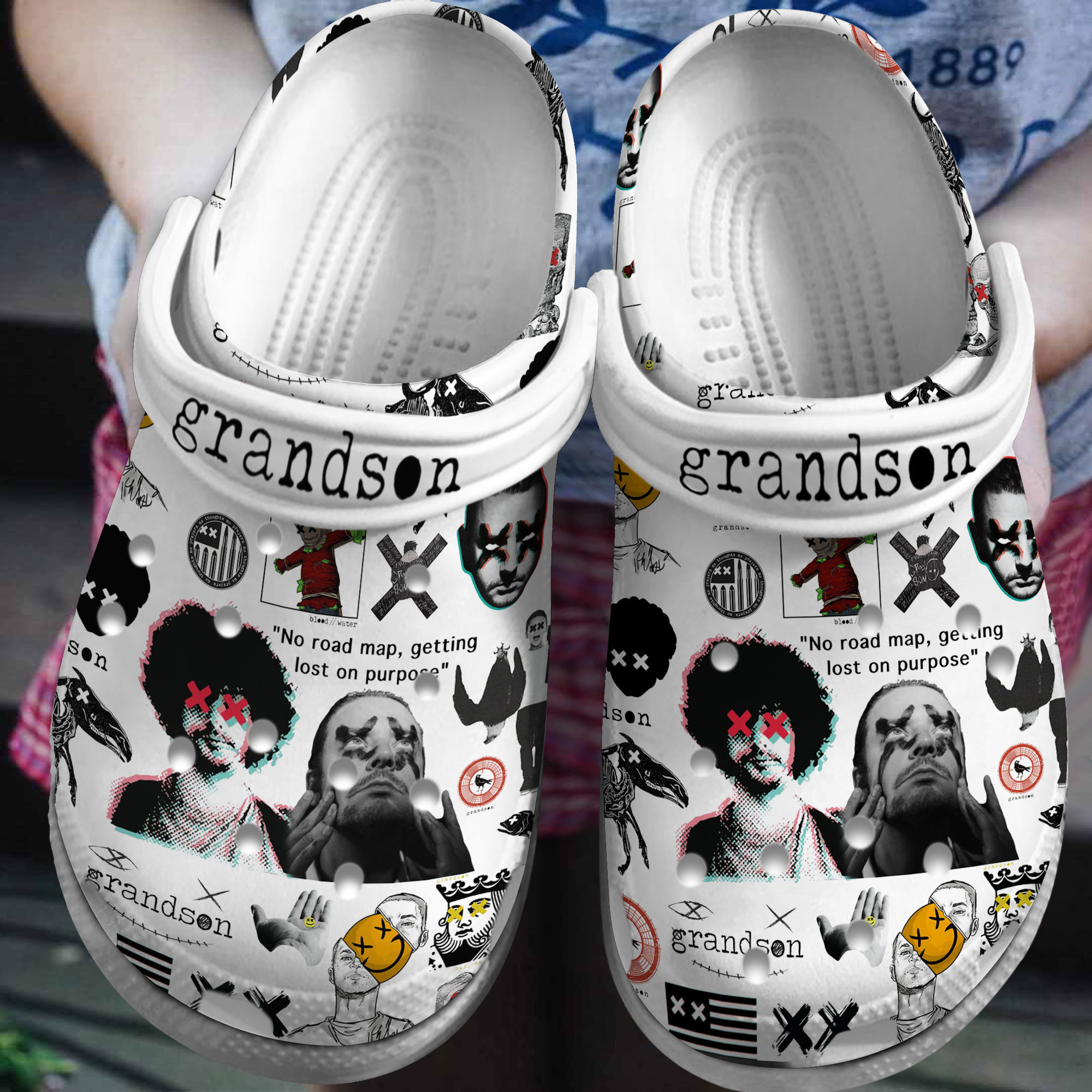 Grandson Xx Music Crocs Crocband Clogs Shoes