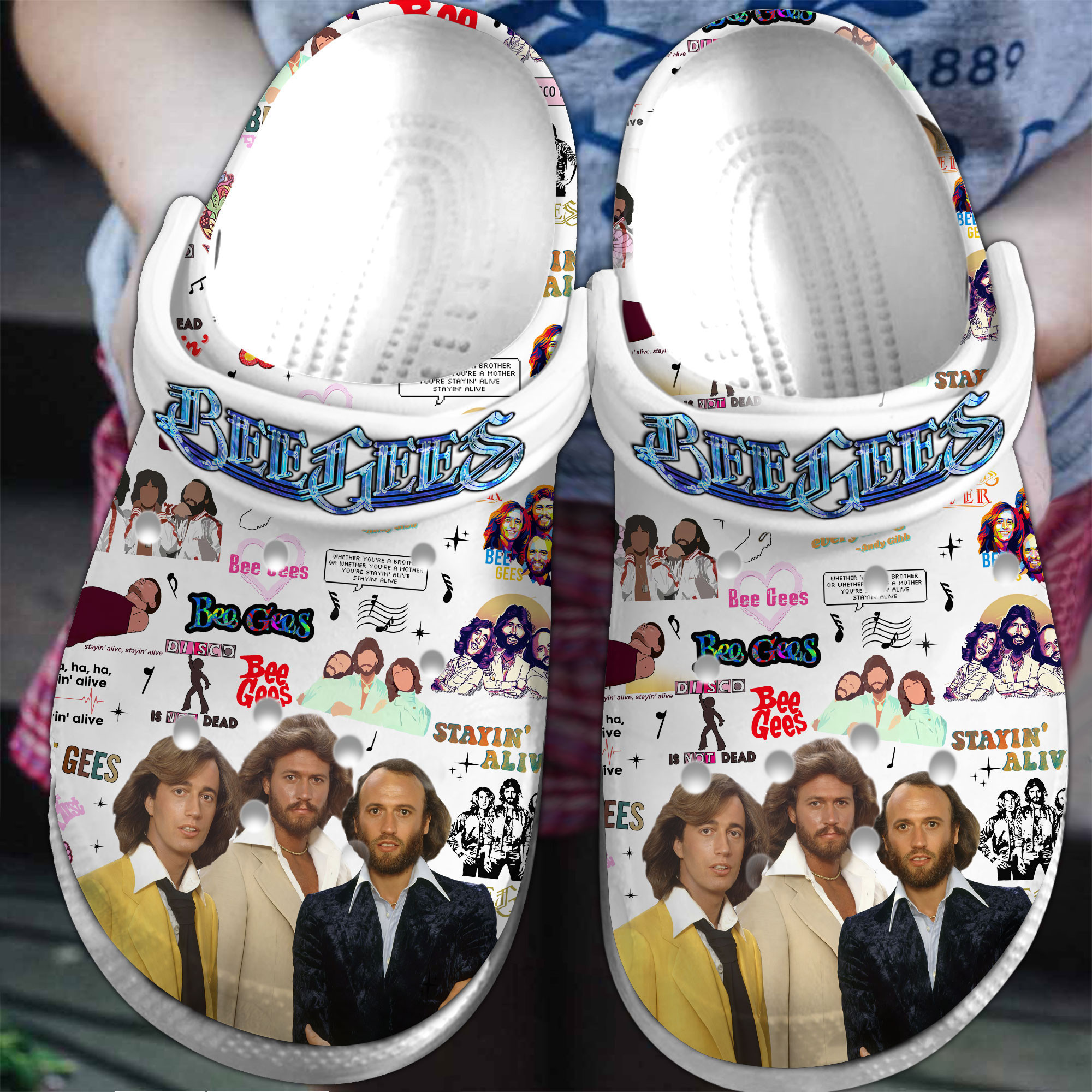 Bee Gees Crocs Crocband Clogs Gift For Family