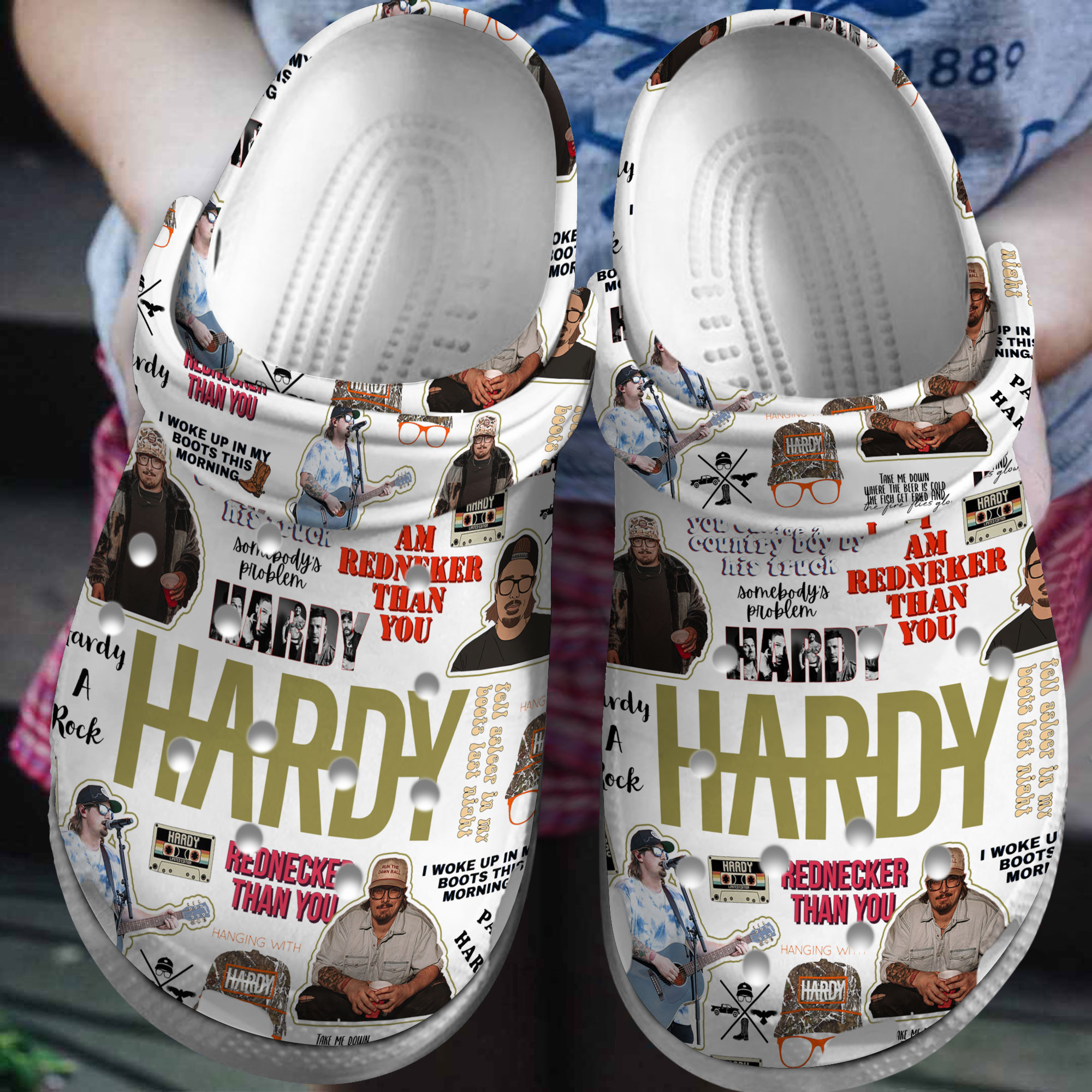 Hardy Music Crocs Crocband Clogs Shoes