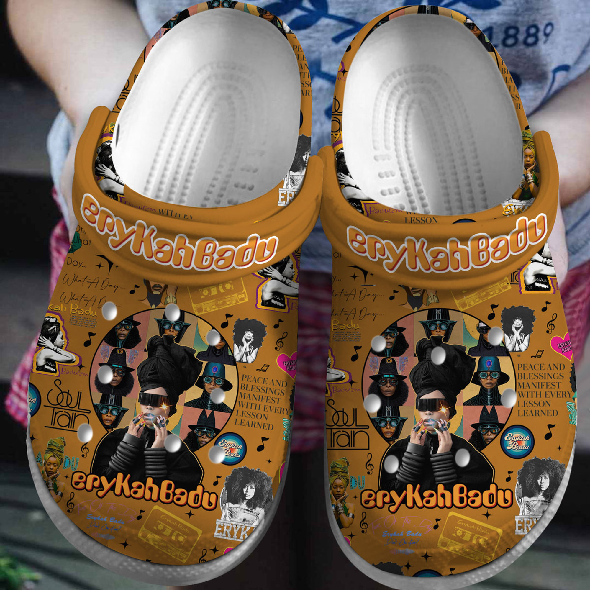 Erykah Badu Crocs Crocband Clogs Gift For Family