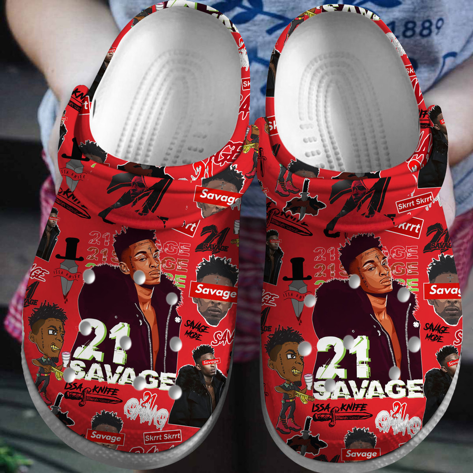 21 Savage Crocs Crocband Clogs Gift For Family