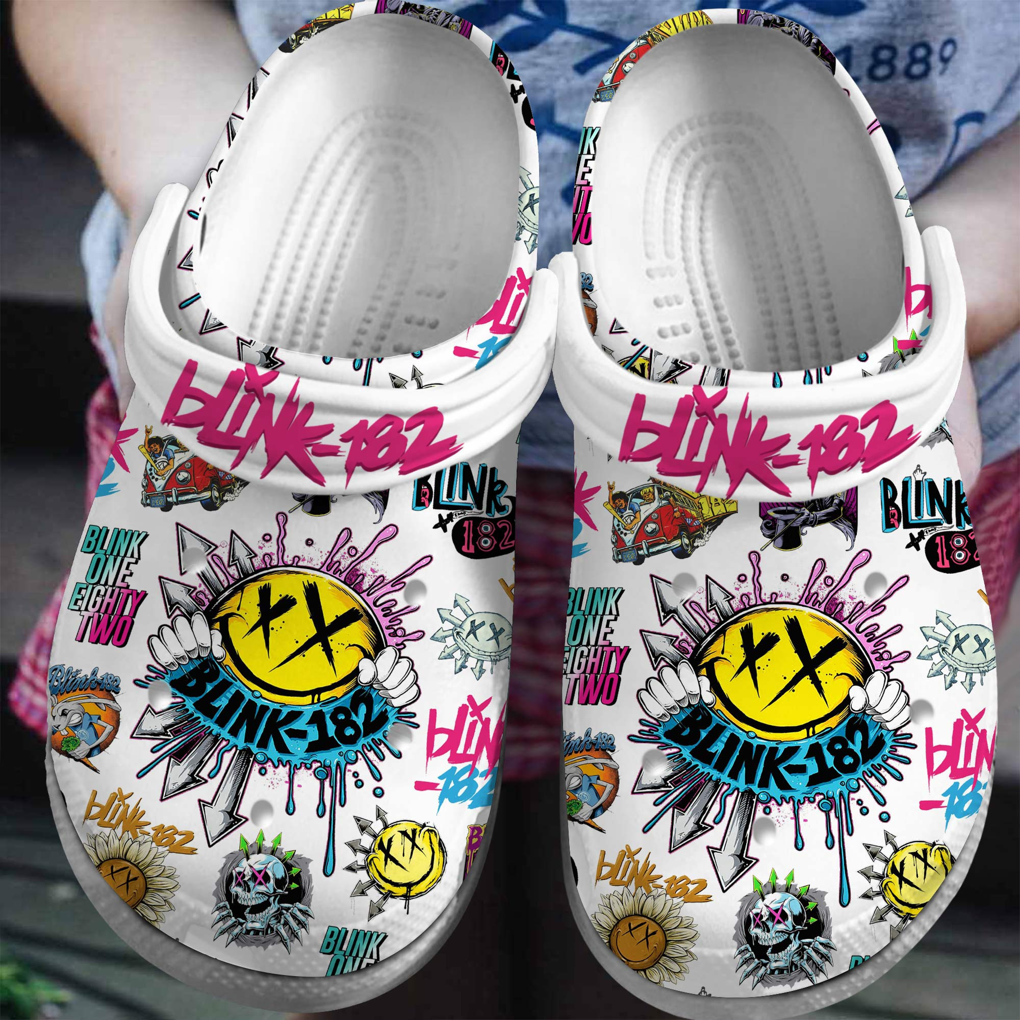 Blink-182 Crocs Crocband Clogs Comfortable For Men Women