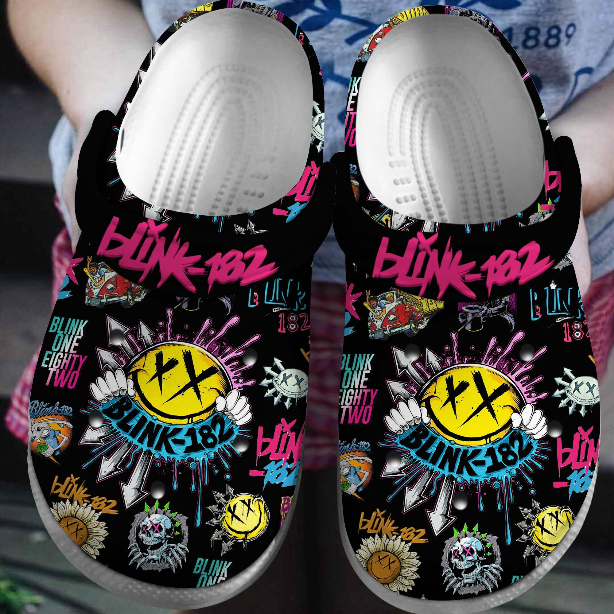 Blink-182 Crocs Crocband Clogs Comfortable For Men Women