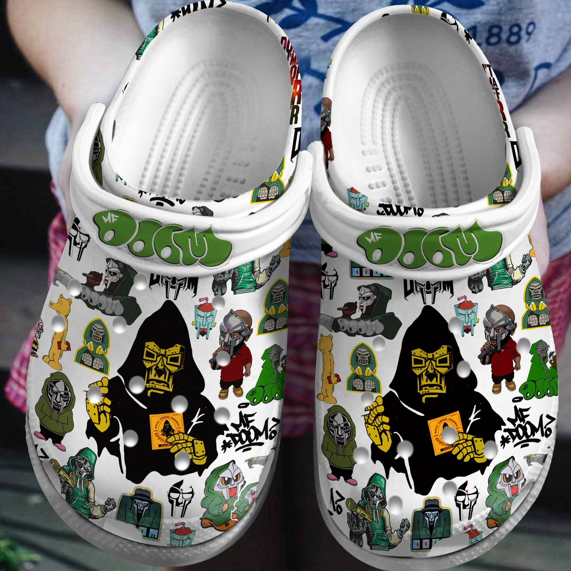 Mf Doom Crocs Crocband Clogs Comfortable For Men Women
