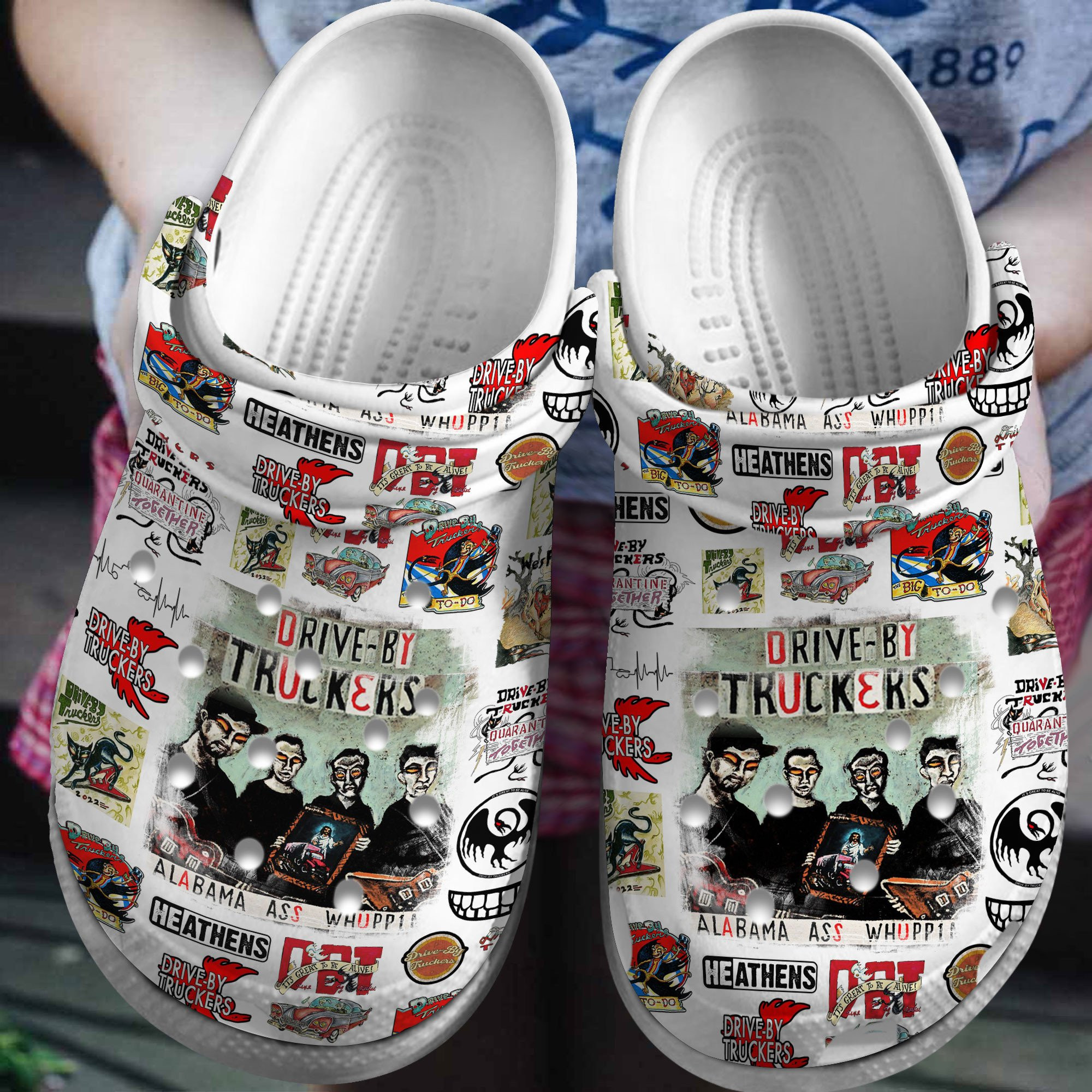 Drive By Truckers Crocs Crocband Clogs Comfortable For Men Women