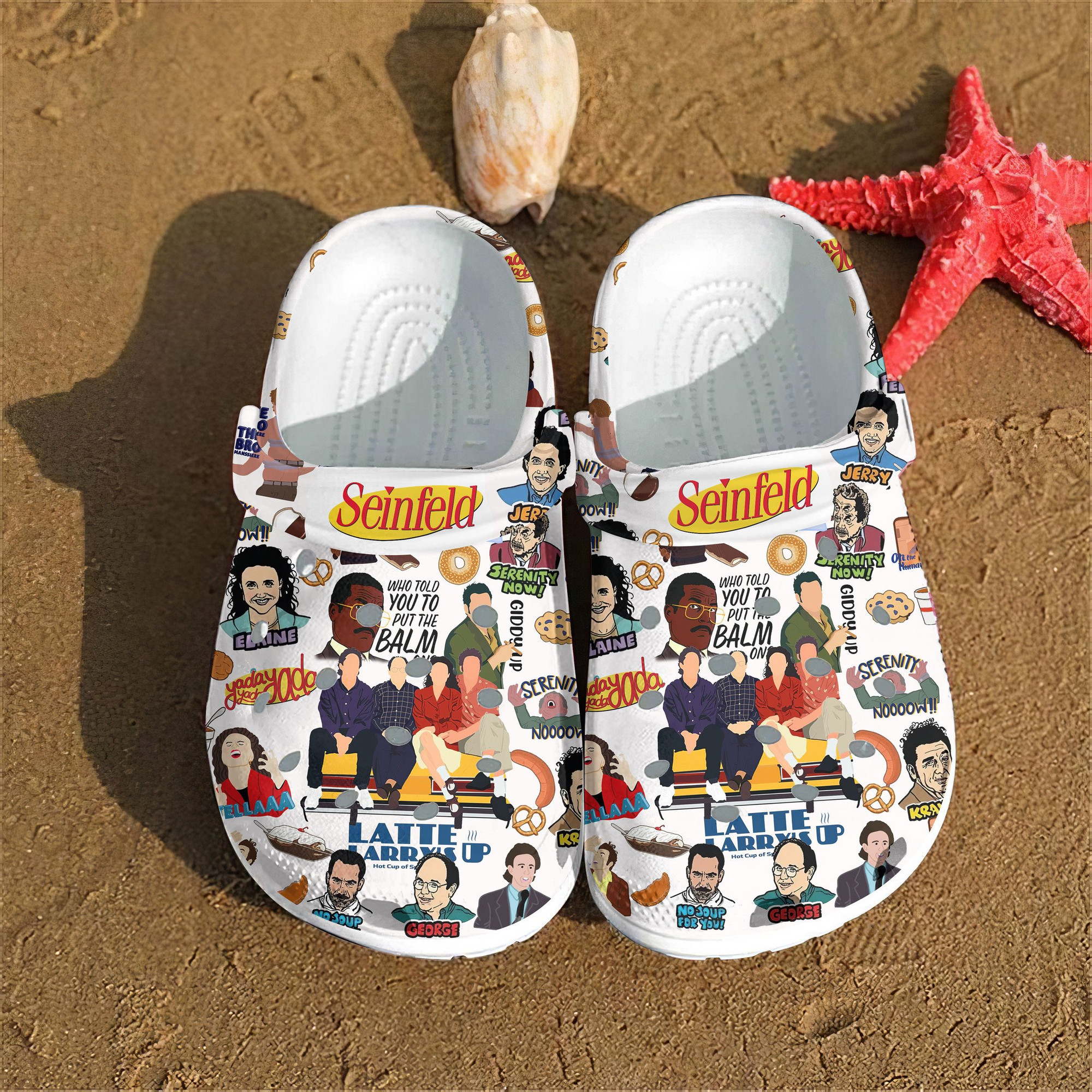 Seinf Musiceld Tv Series Crocs Crocband Clogs Comfortable For Men Women