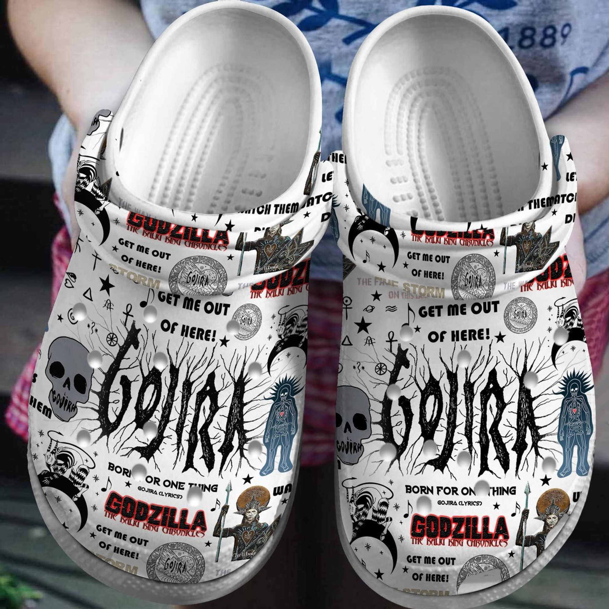 Gojira Crocs Crocband Clogs Comfortable For Men Women