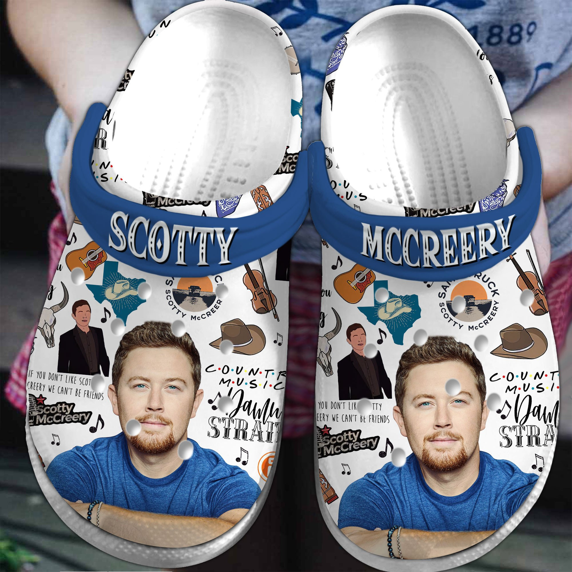 Scotty Mccreery Crocs Crocband Clogs Comfortable For Men Women