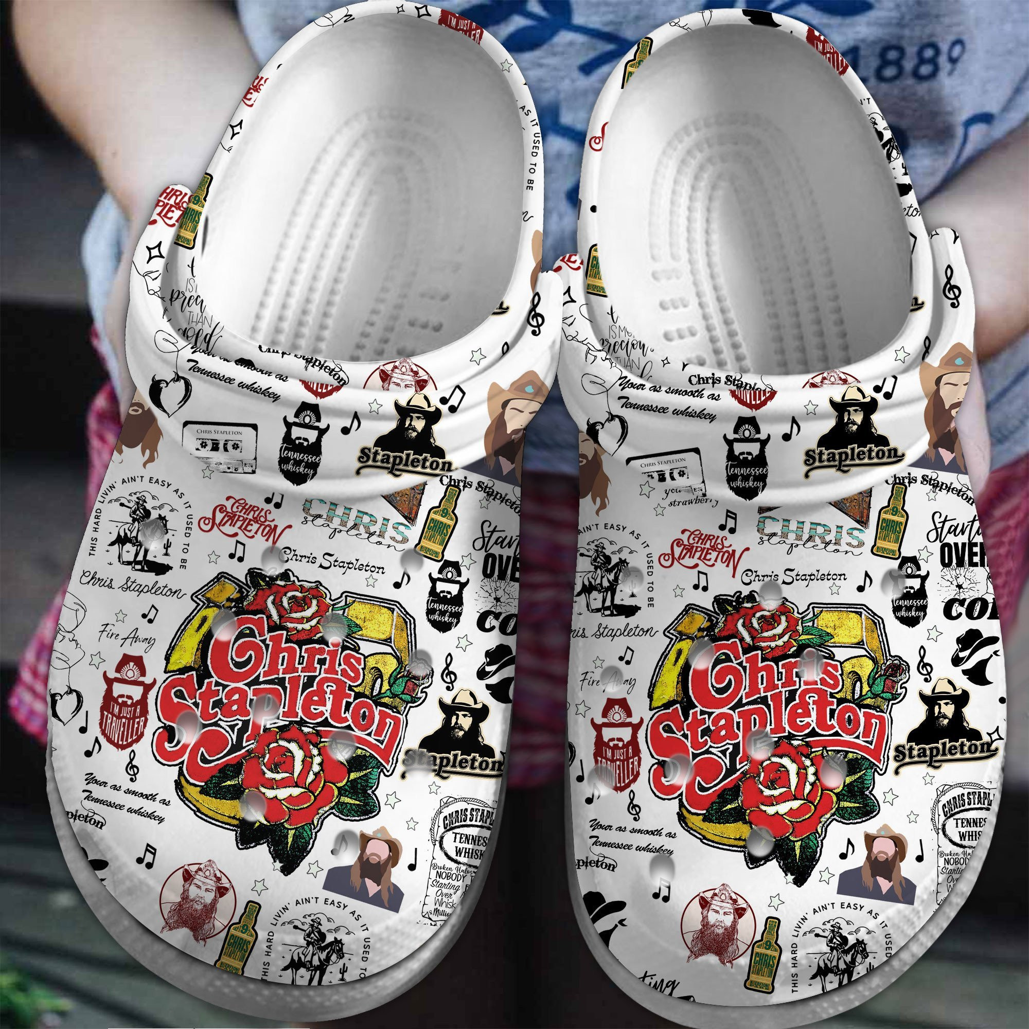 Chris Stapleton Crocs Crocband Clogs Comfortable For Men Women