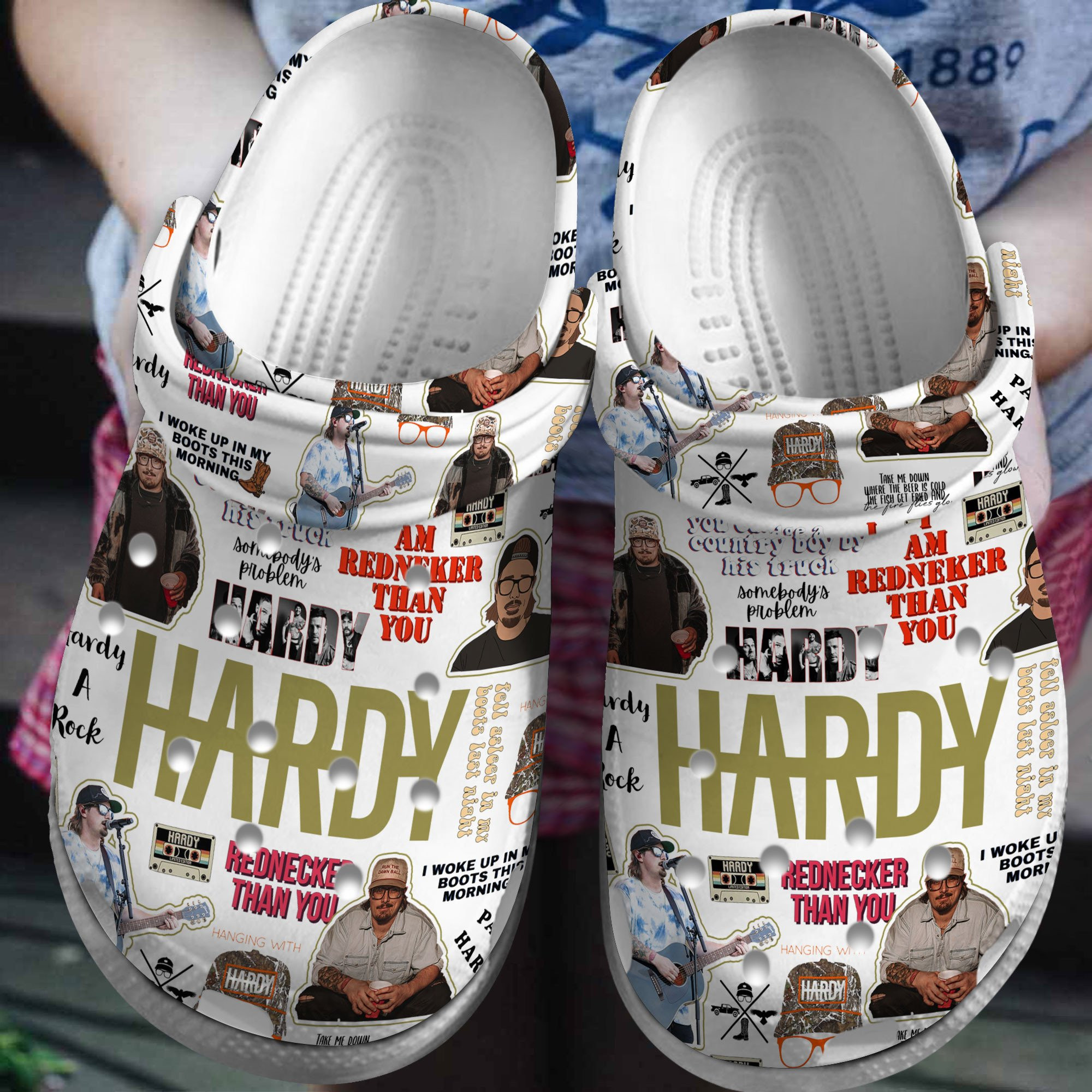 Hardy Music Crocs Crocband Clogs Shoes