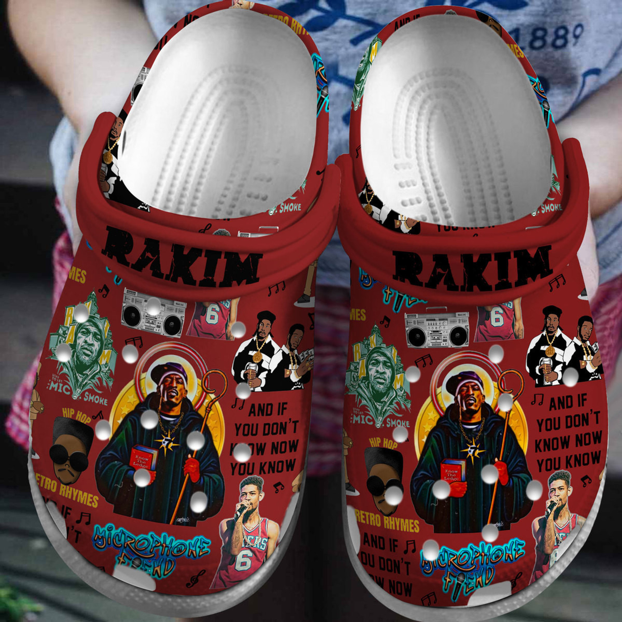 Rakim Music Crocs Crocband Clogs Shoes