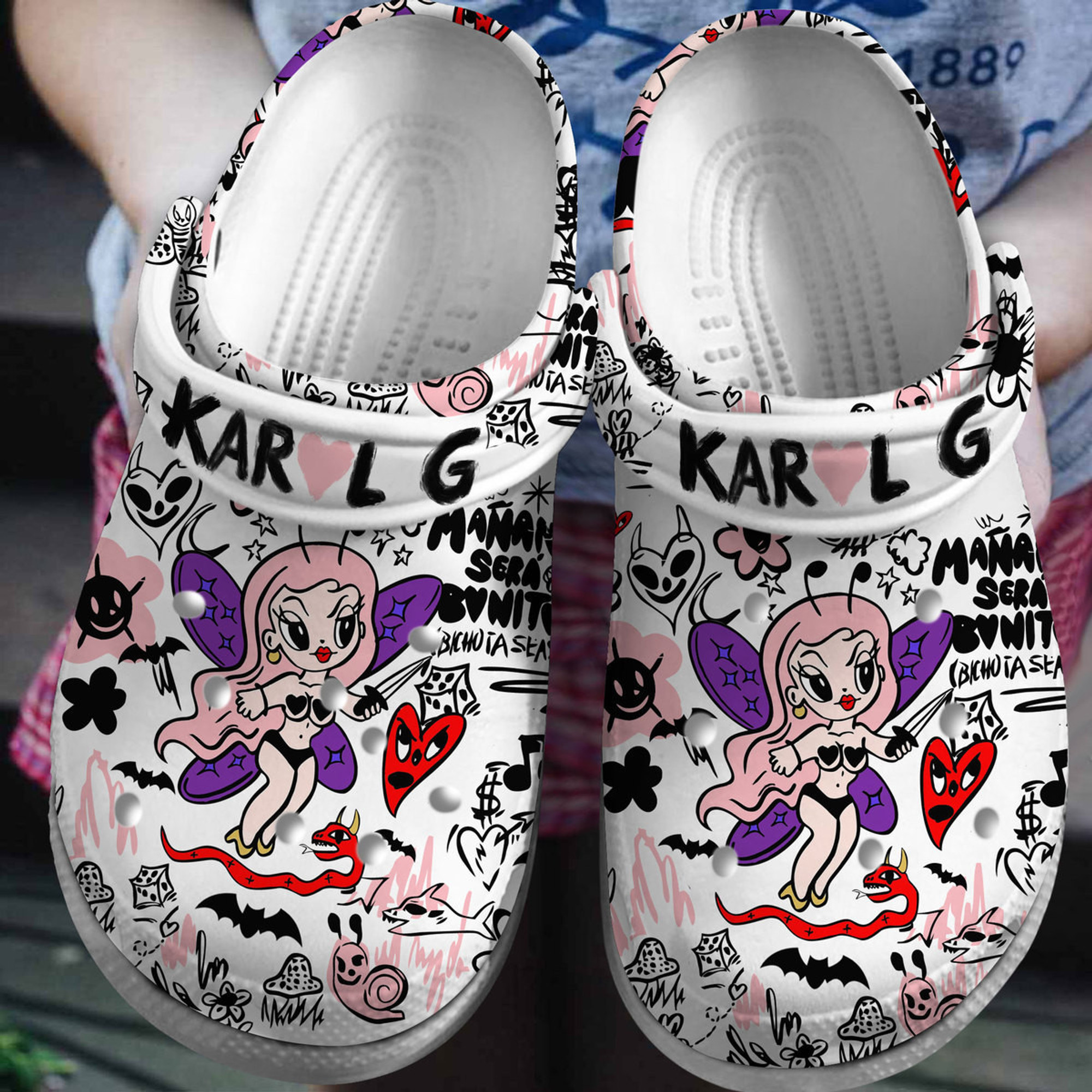 Karol G Music Crocs Crocband Clogs Shoes