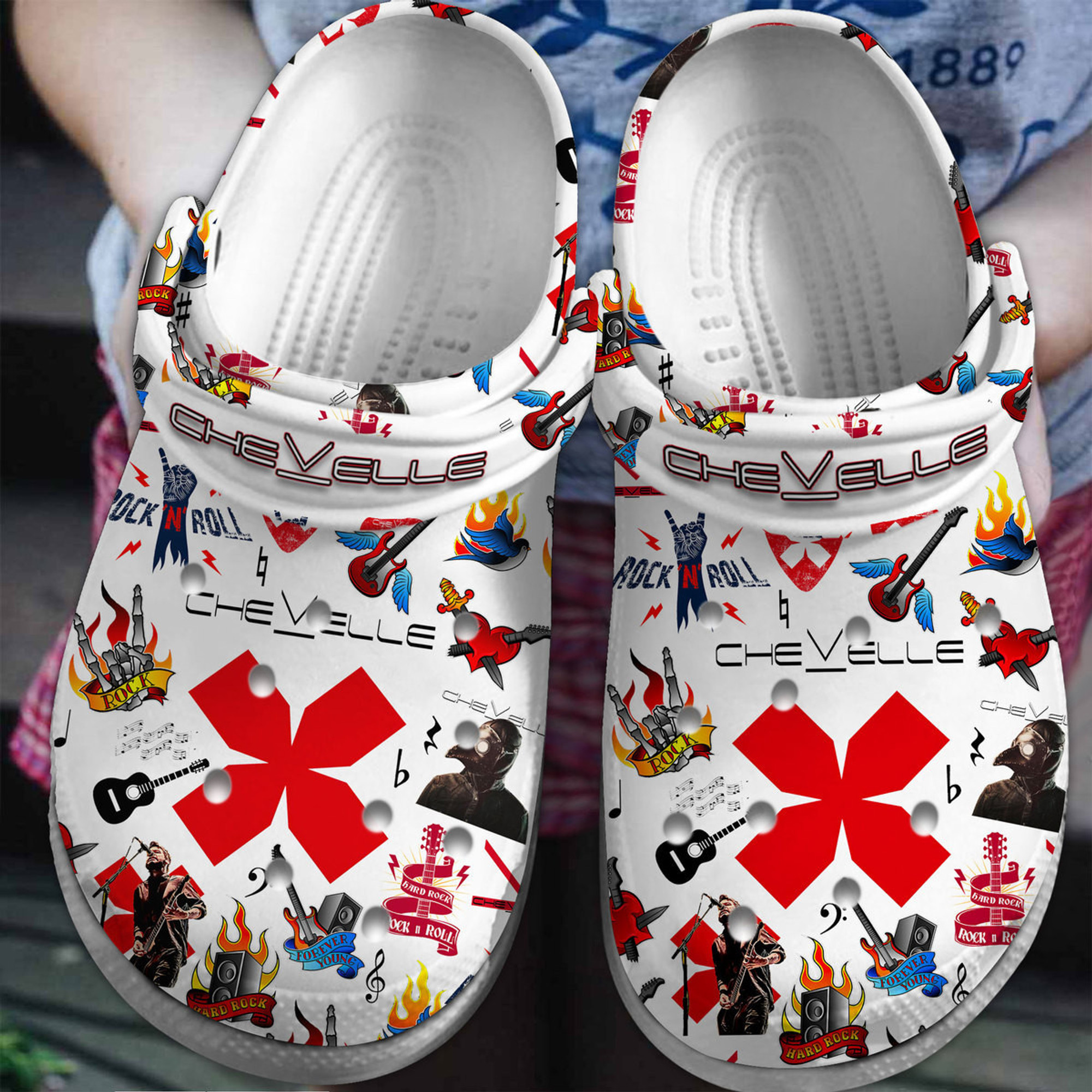Chevelle Music Crocs Crocband Clogs Shoes