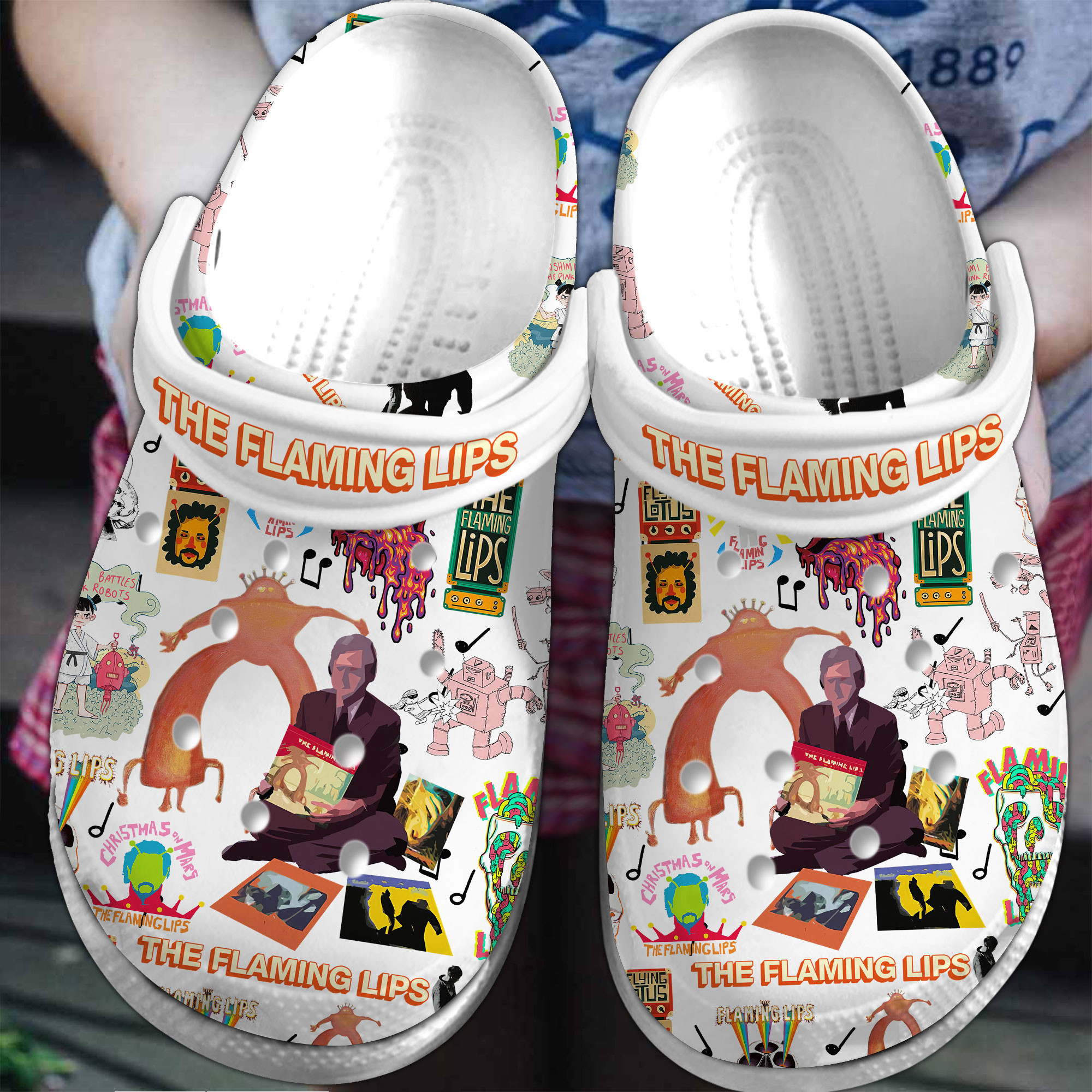 The Flaming Lips Music Crocs Crocband Clogs Shoes
