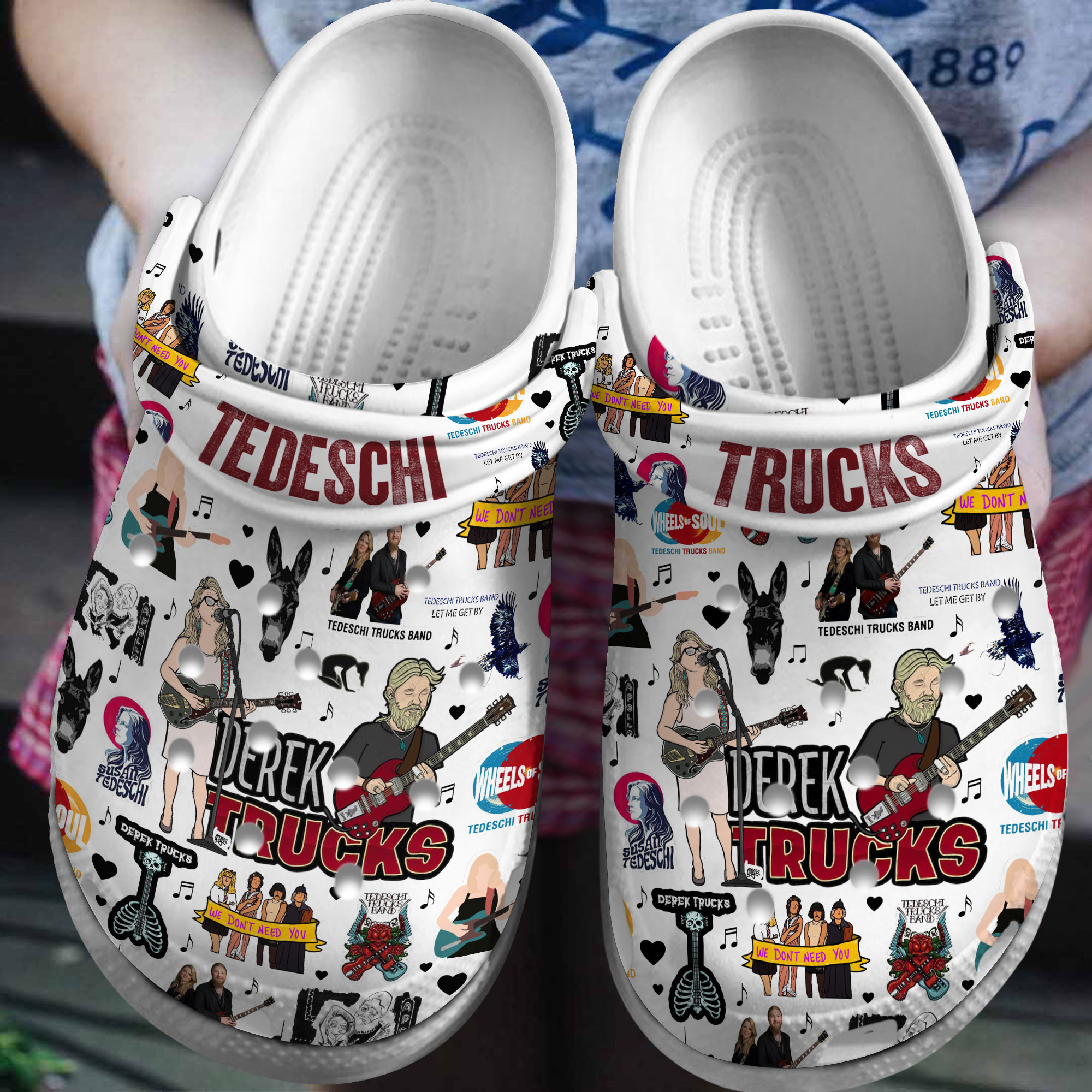 Tedeschi Trucks Band Music Crocs Crocband Clogs Shoes