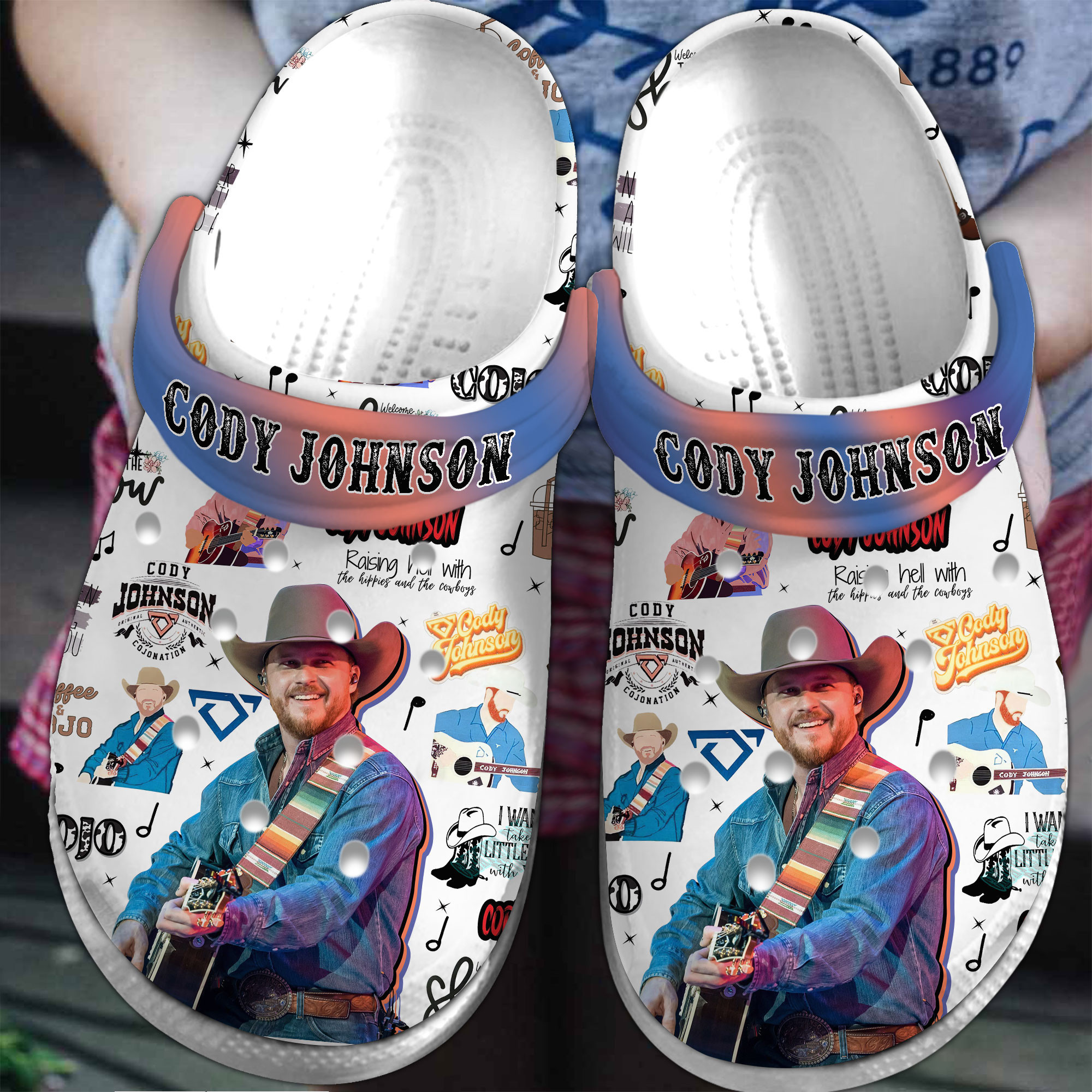 Cody Johnson Music Crocs Crocband Clogs Shoes