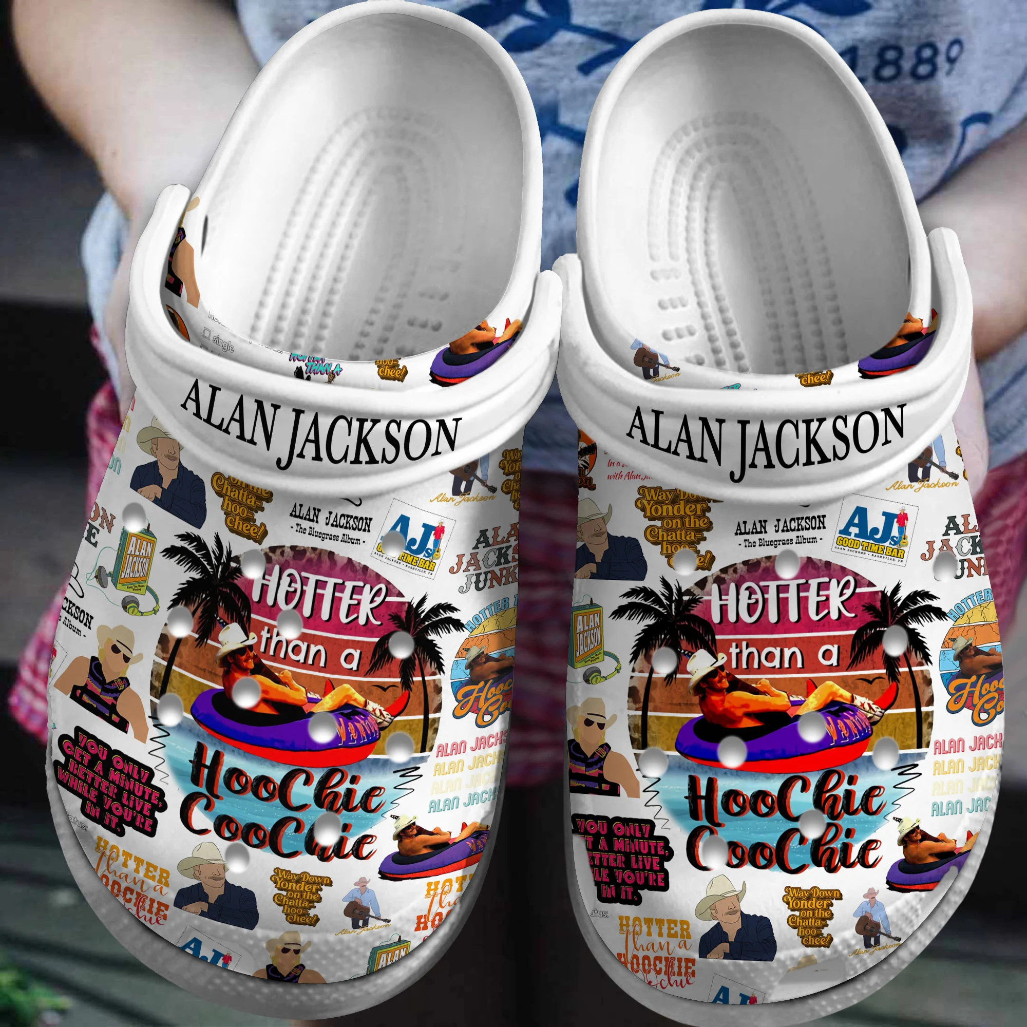 Alan Jackson Crocs Crocband Clogs Shoes