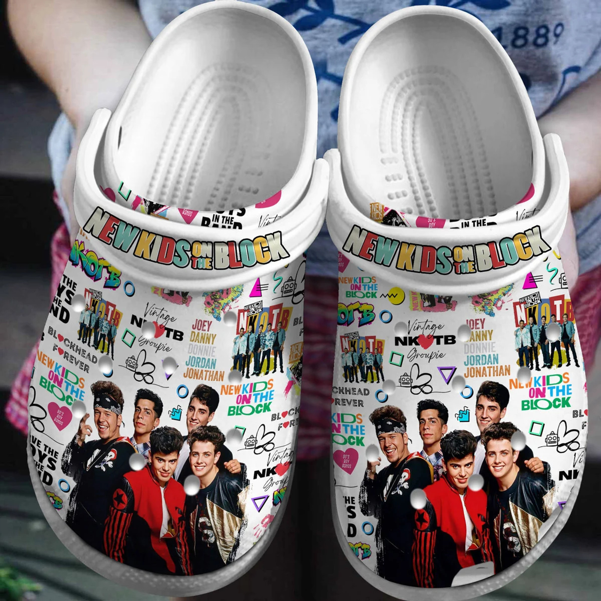 New Kids On The Block Crocs Crocband Clogs Shoes