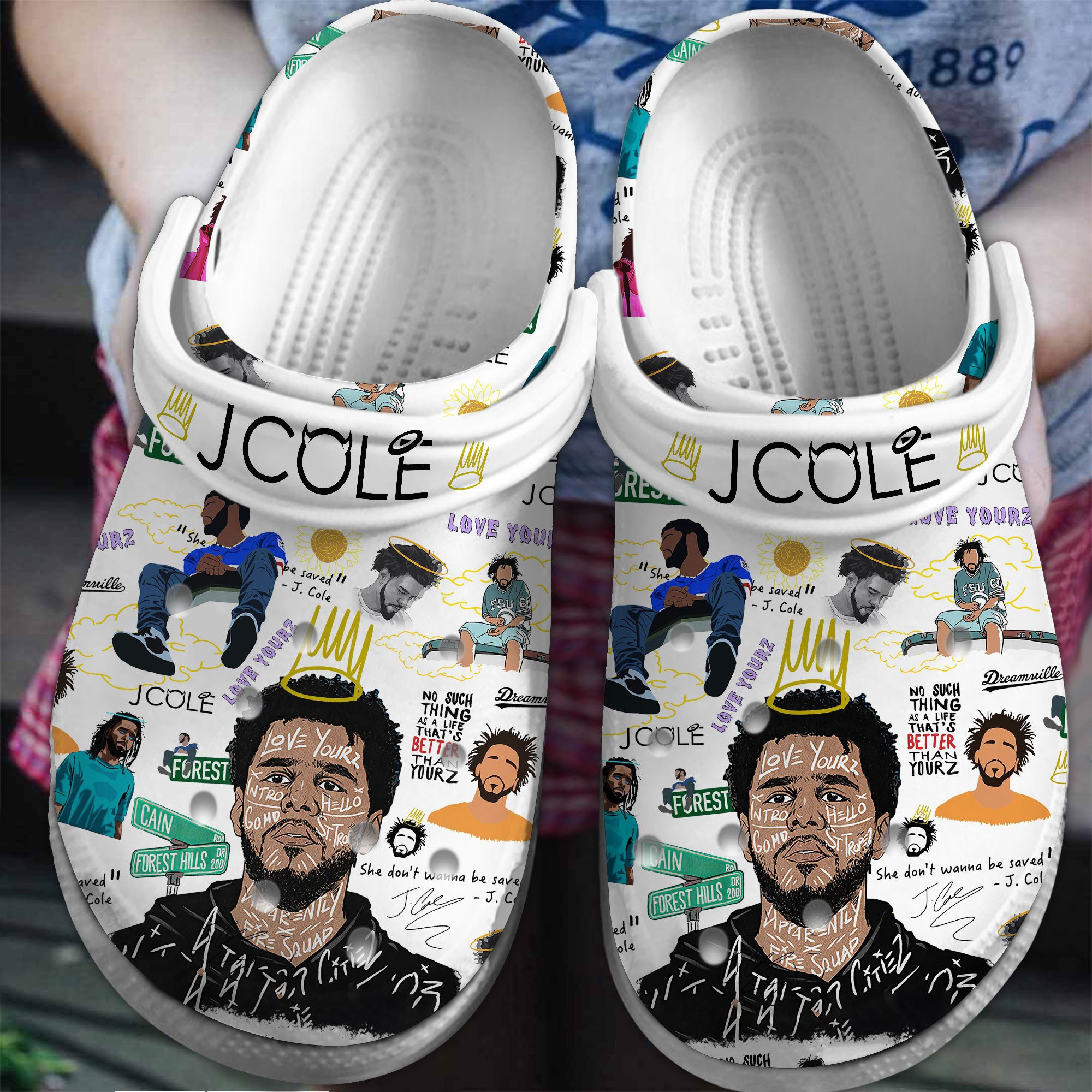 J. Cole Crocs Crocband Clogs Shoes
