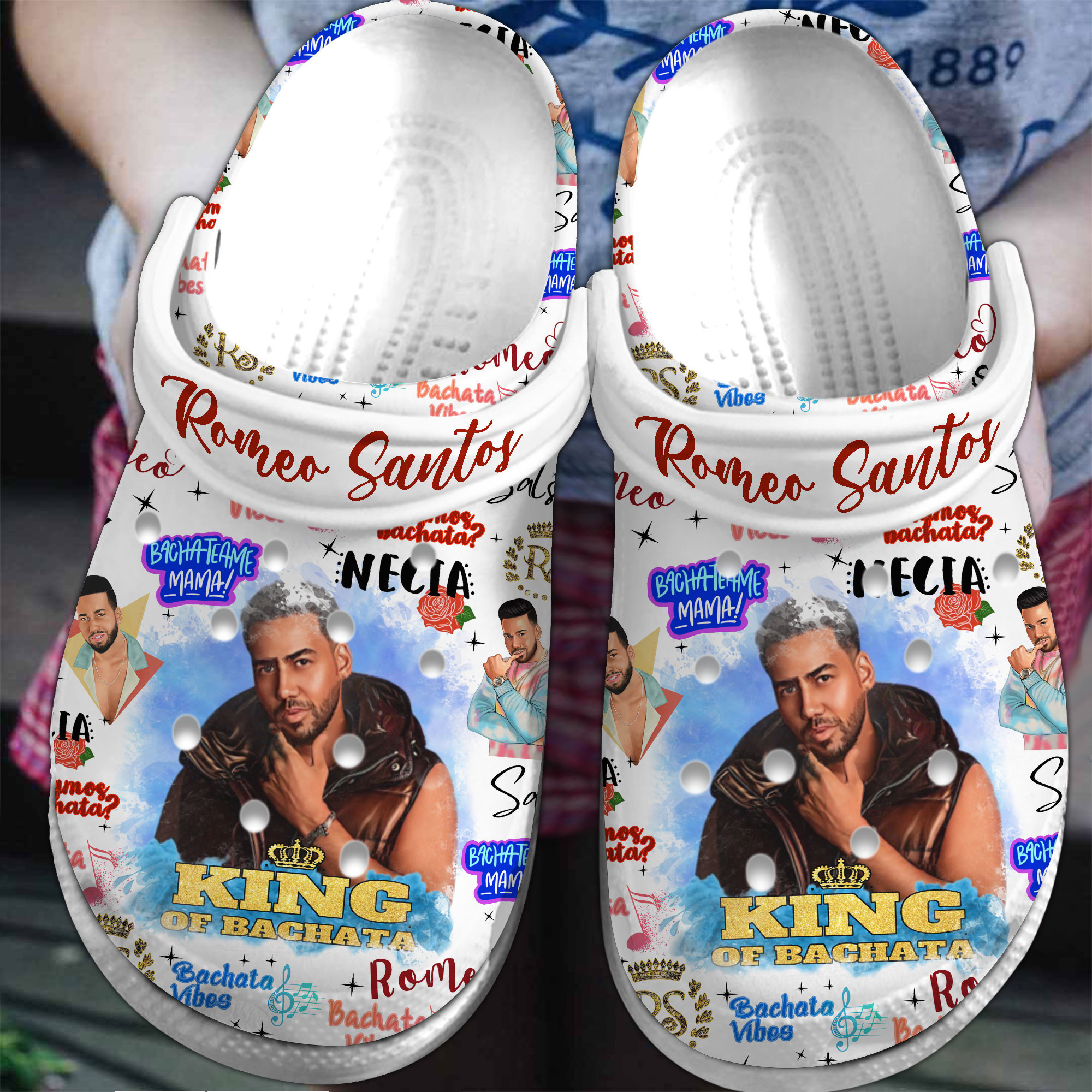 Romeo Santos Crocs Crocband Clogs Shoes