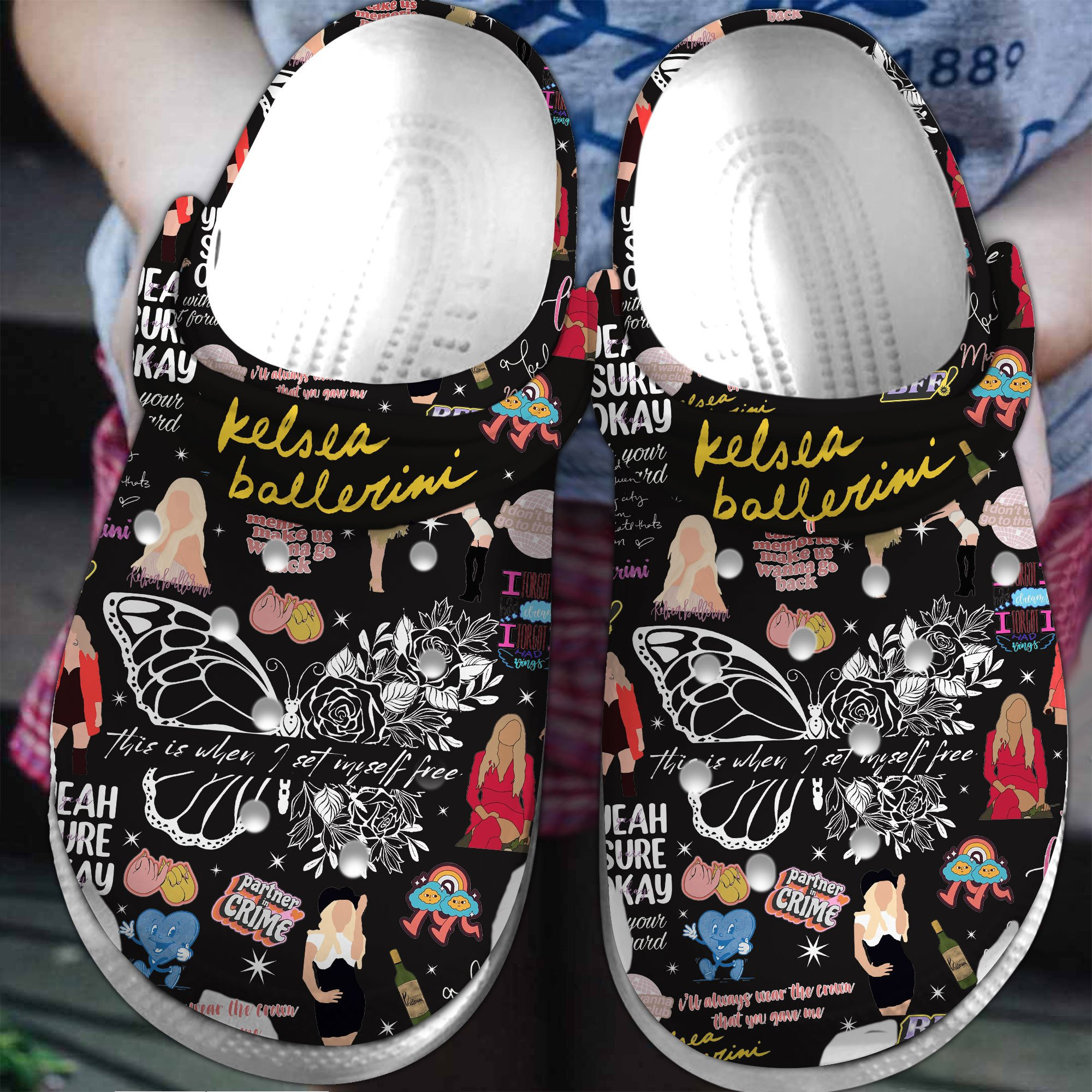 Kelsea Ballerini Music Crocs Crocband Clogs Shoes