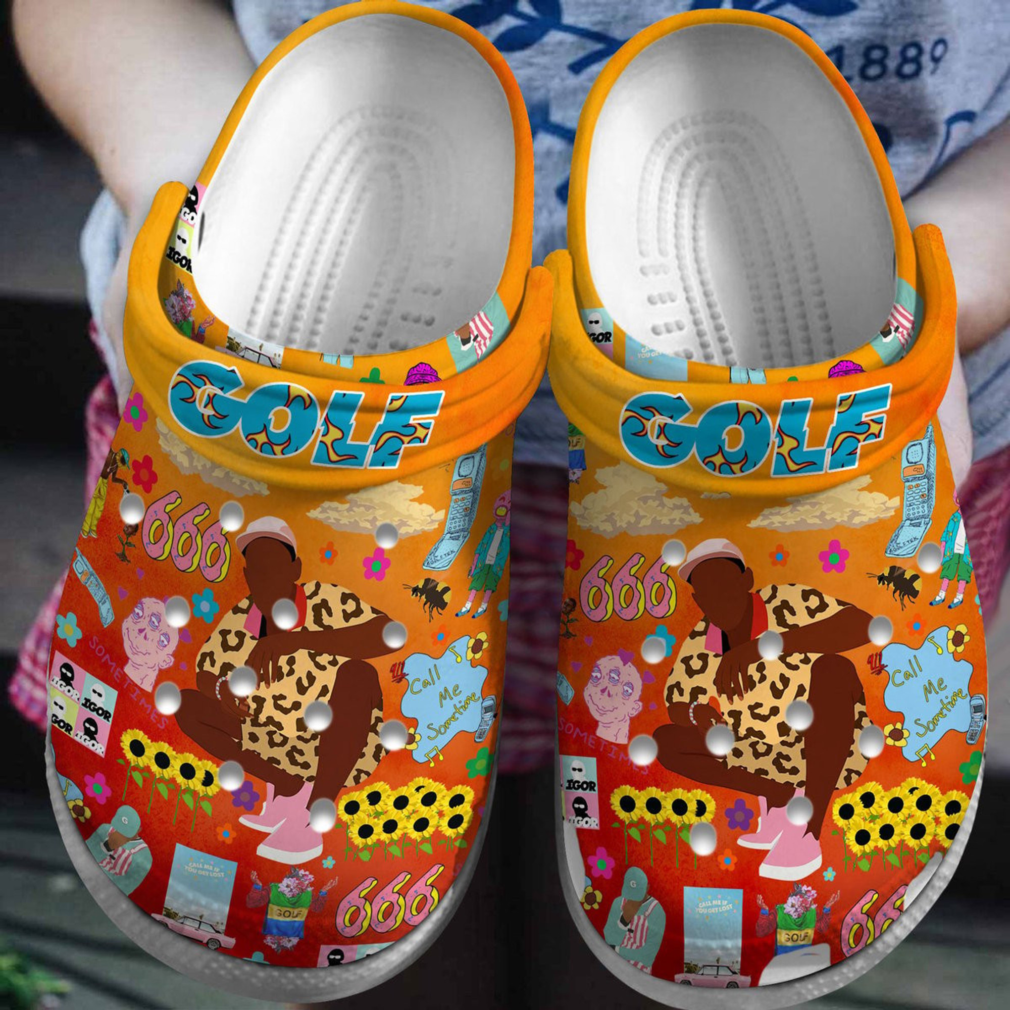 Tyler The Creator Tour Crocs Crocband Clogs Shoes