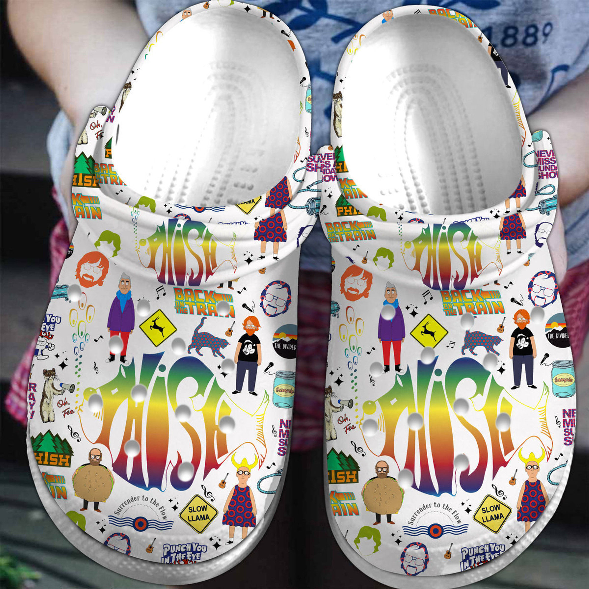 Phish Music Crocs Crocband Clogs Comfortable For Men Women
