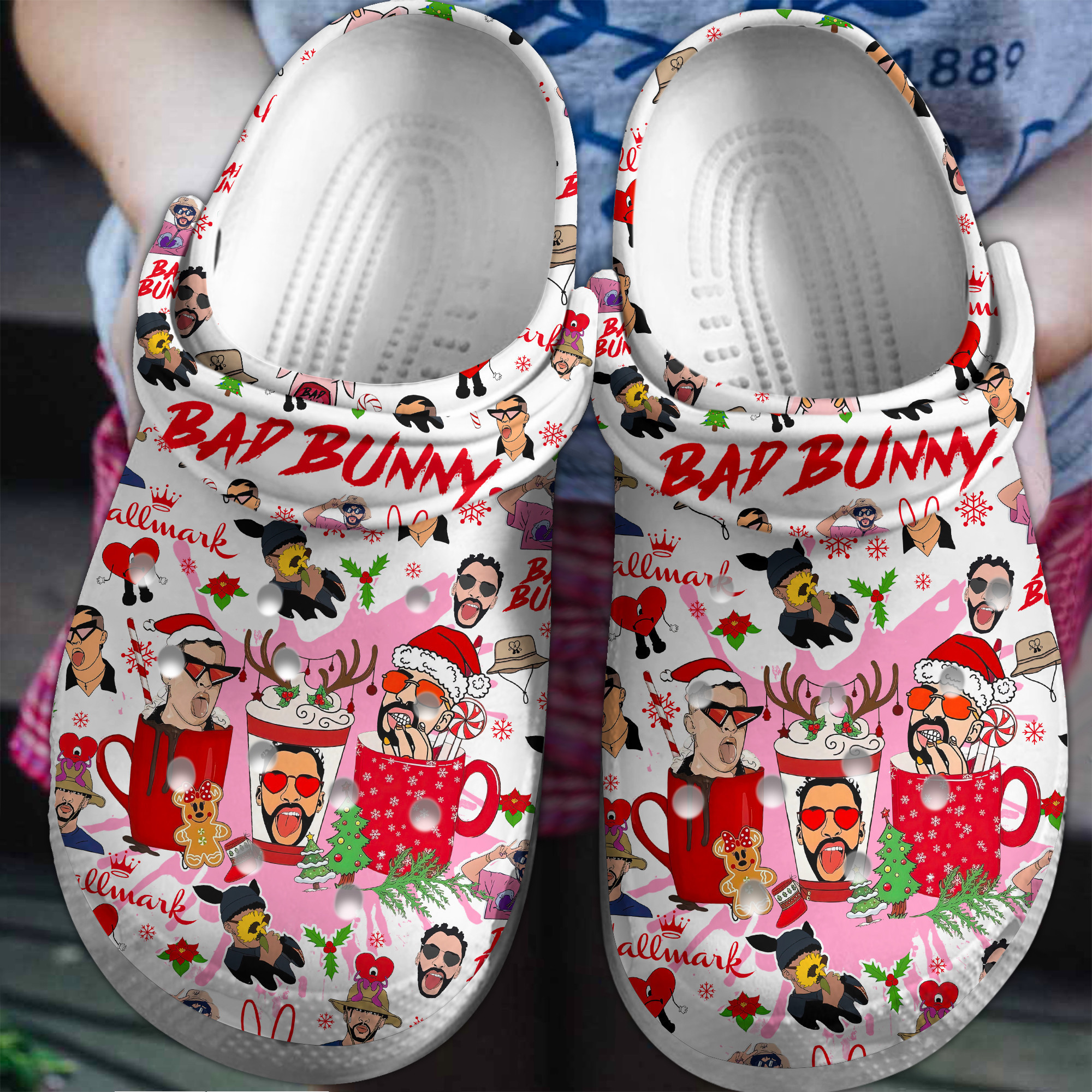 Bad Bunny Music Crocs Crocband Clogs Comfortable For Men Women 1