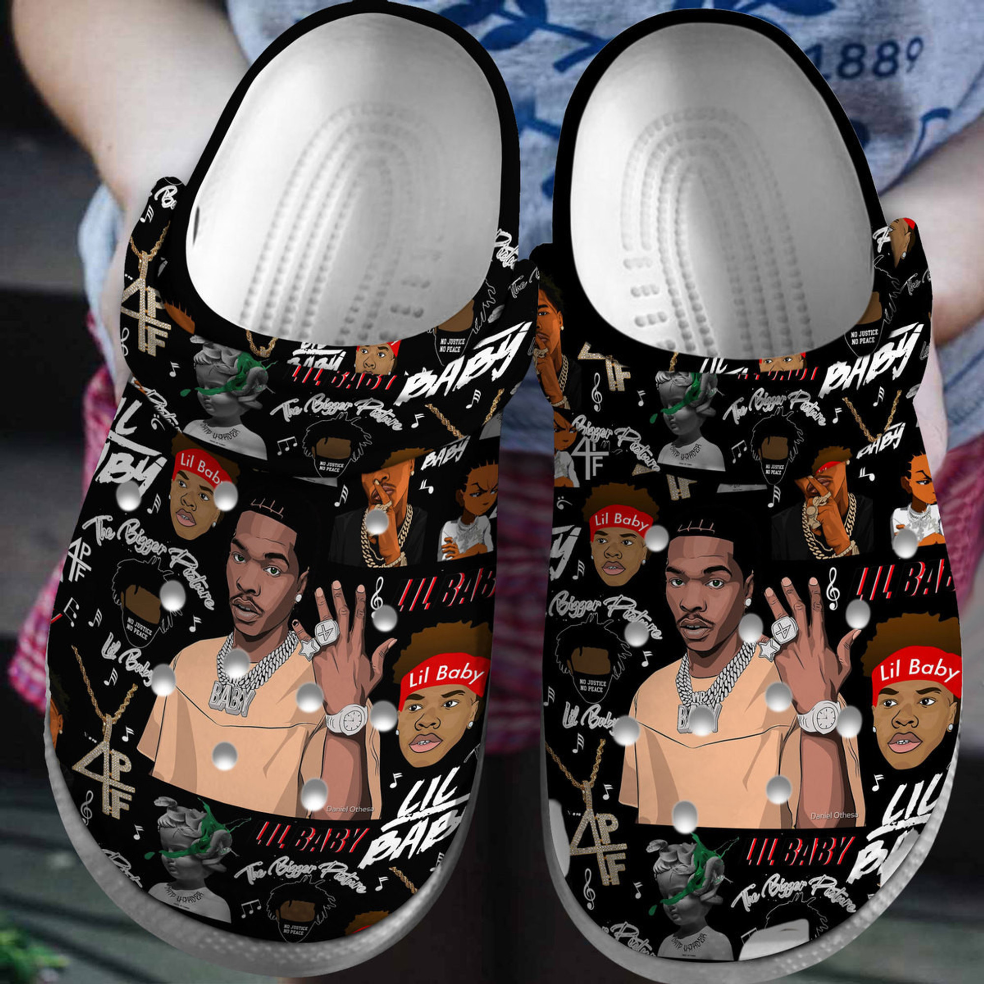 Lil Baby Music Crocs Crocband Clogs Comfortable For Men Women